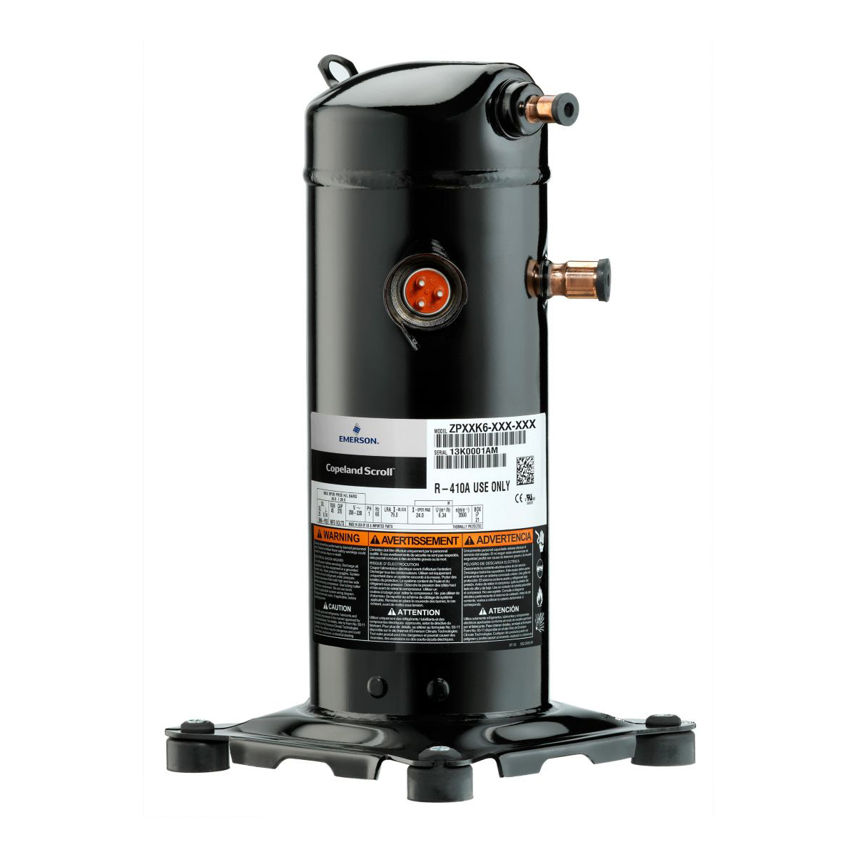 19F84 - Lennox 19F84 - Copeland Zp42K6E-Tfd, Scroll Compressor