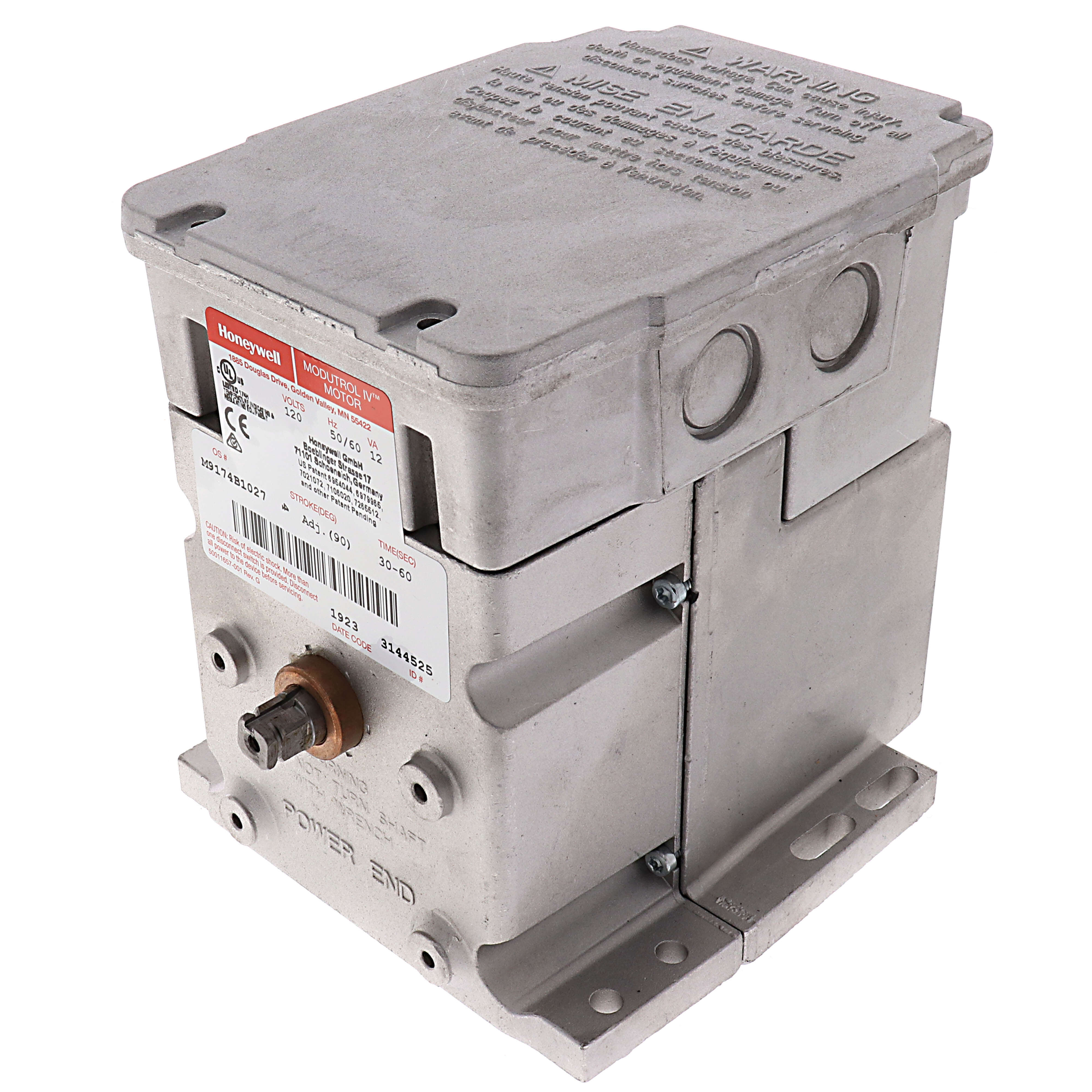 M9174B1027 - Honeywell M9174B1027 - 120V Non-Spring Return Foot 