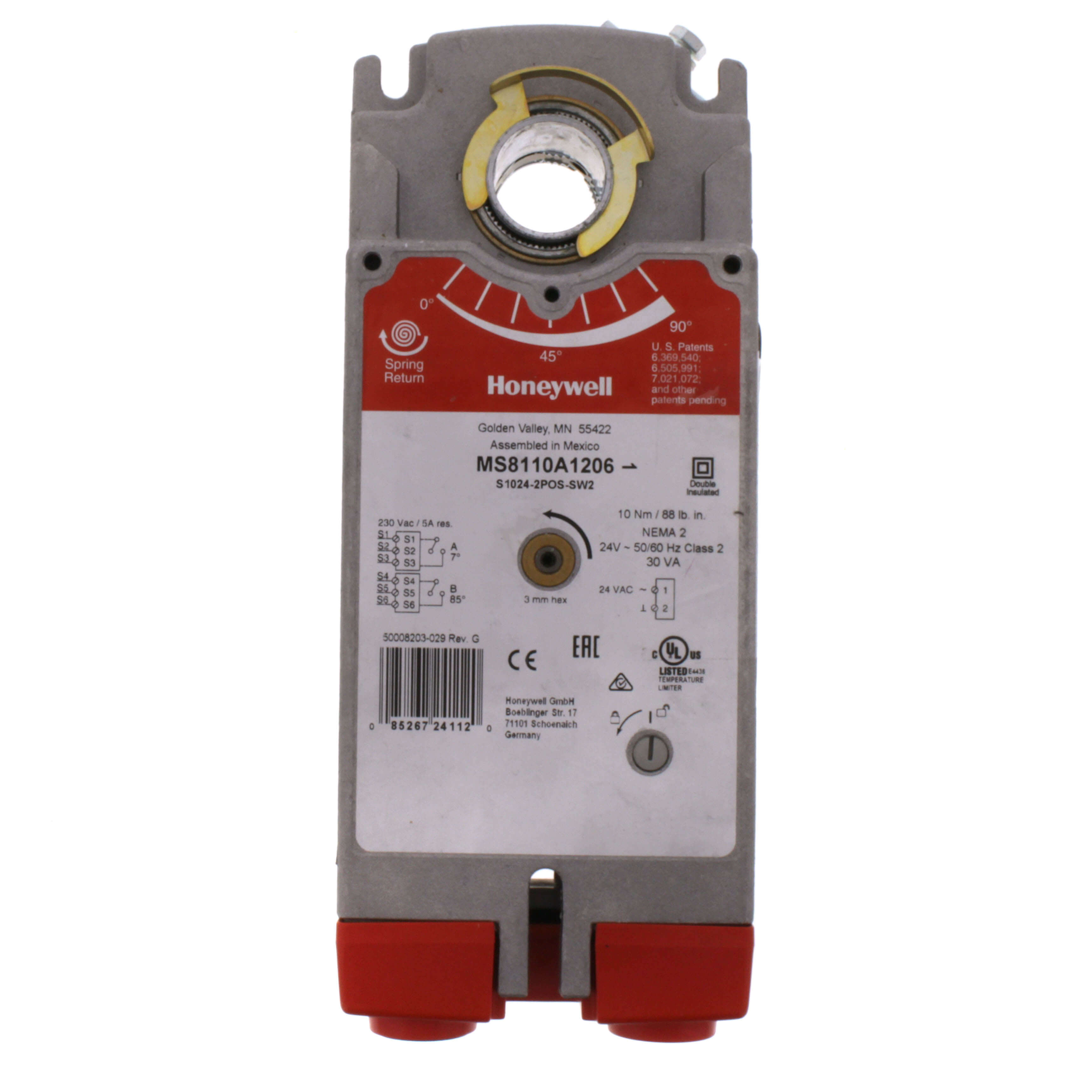 MS8110A1206 - Honeywell MS8110A1206 - Two Position Damper Actuator