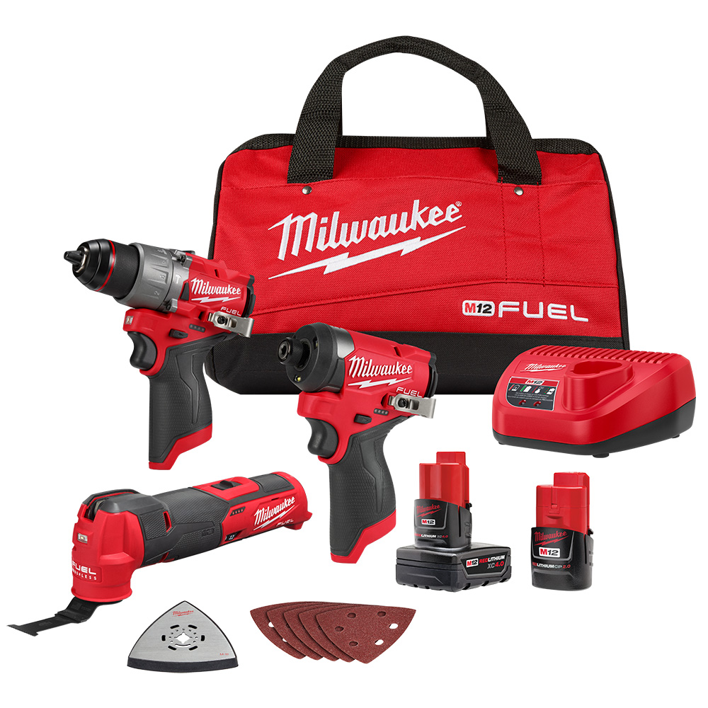 3497-23MTC - Milwaukee 3497-23MTC - M12 FUEL 3-Tool Combo Kit