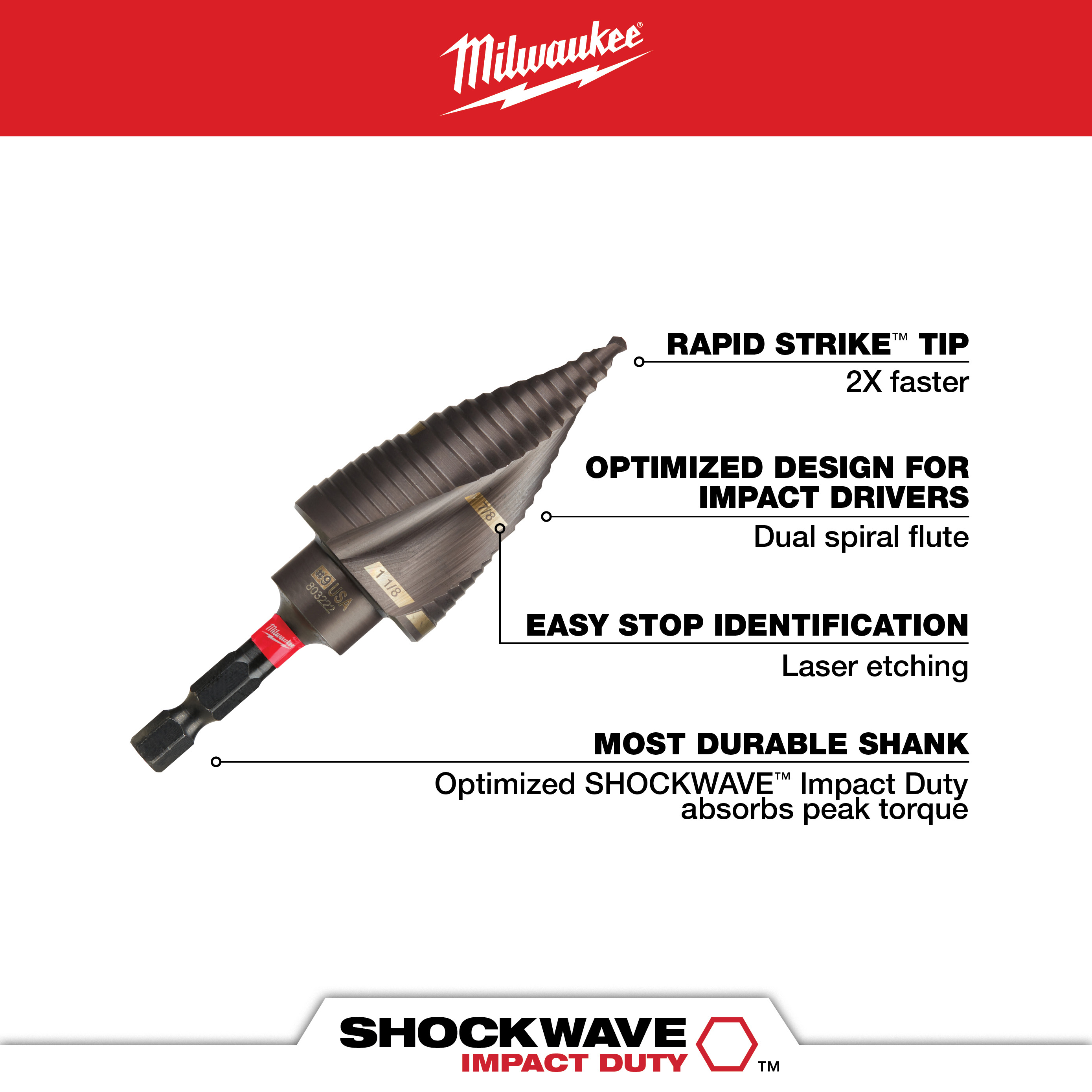 48-89-9249 - Milwaukee 48-89-9249 - Shockwave Impact Duty #9