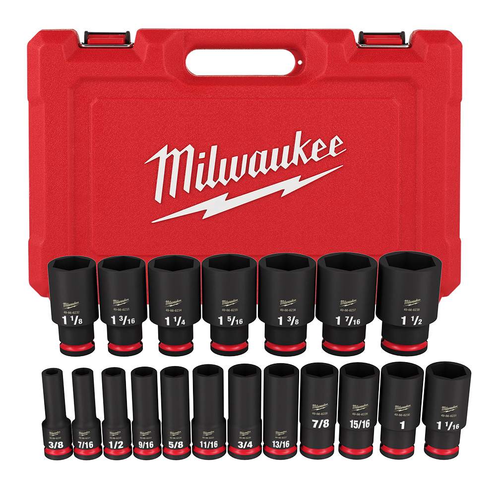 49-66-7012 - Milwaukee 49-66-7012 - 19 Piece SHOCKWAVE Impact Duty