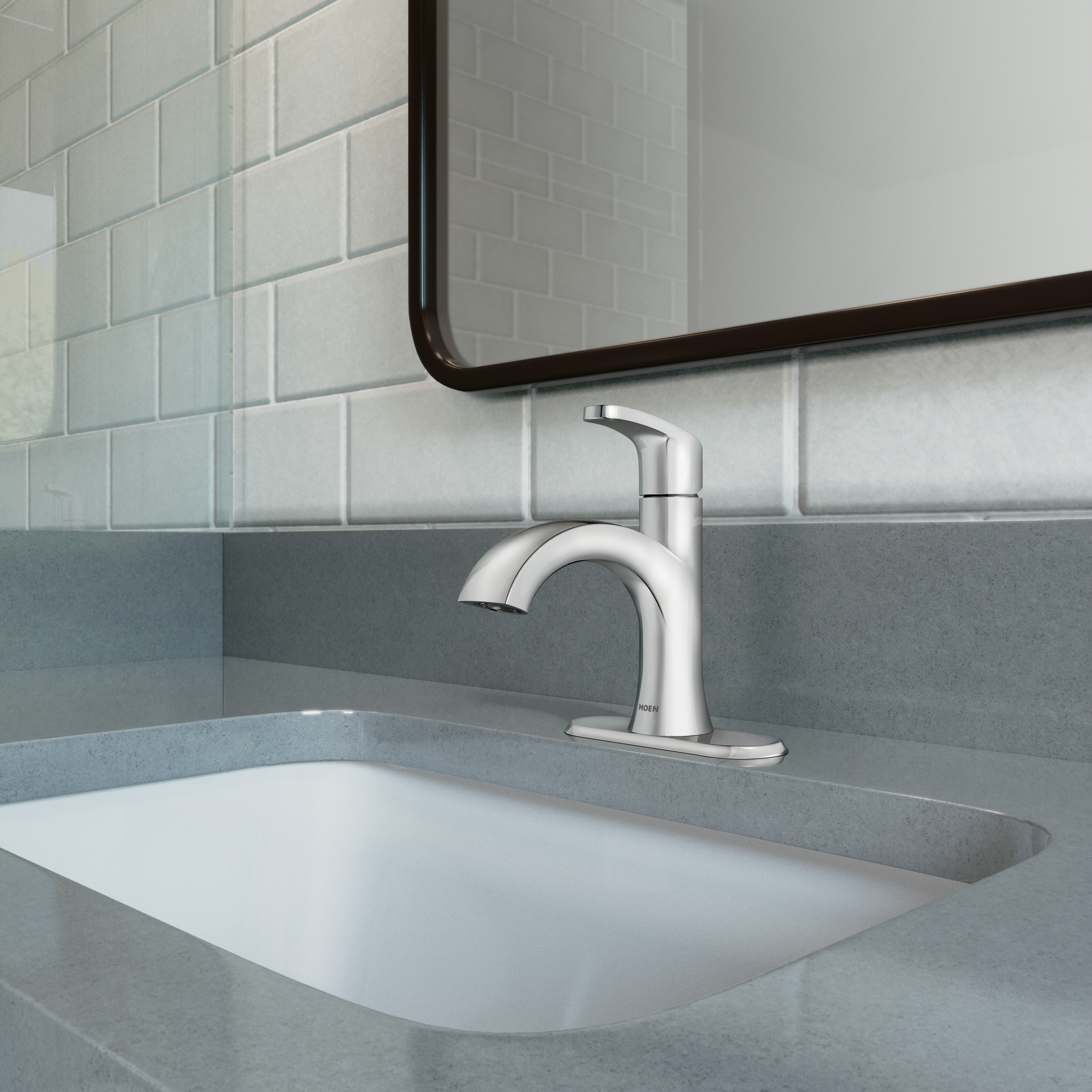 84346-MOEN - Moen 84346-MOEN - Karis Chrome 1 Handle High Arc