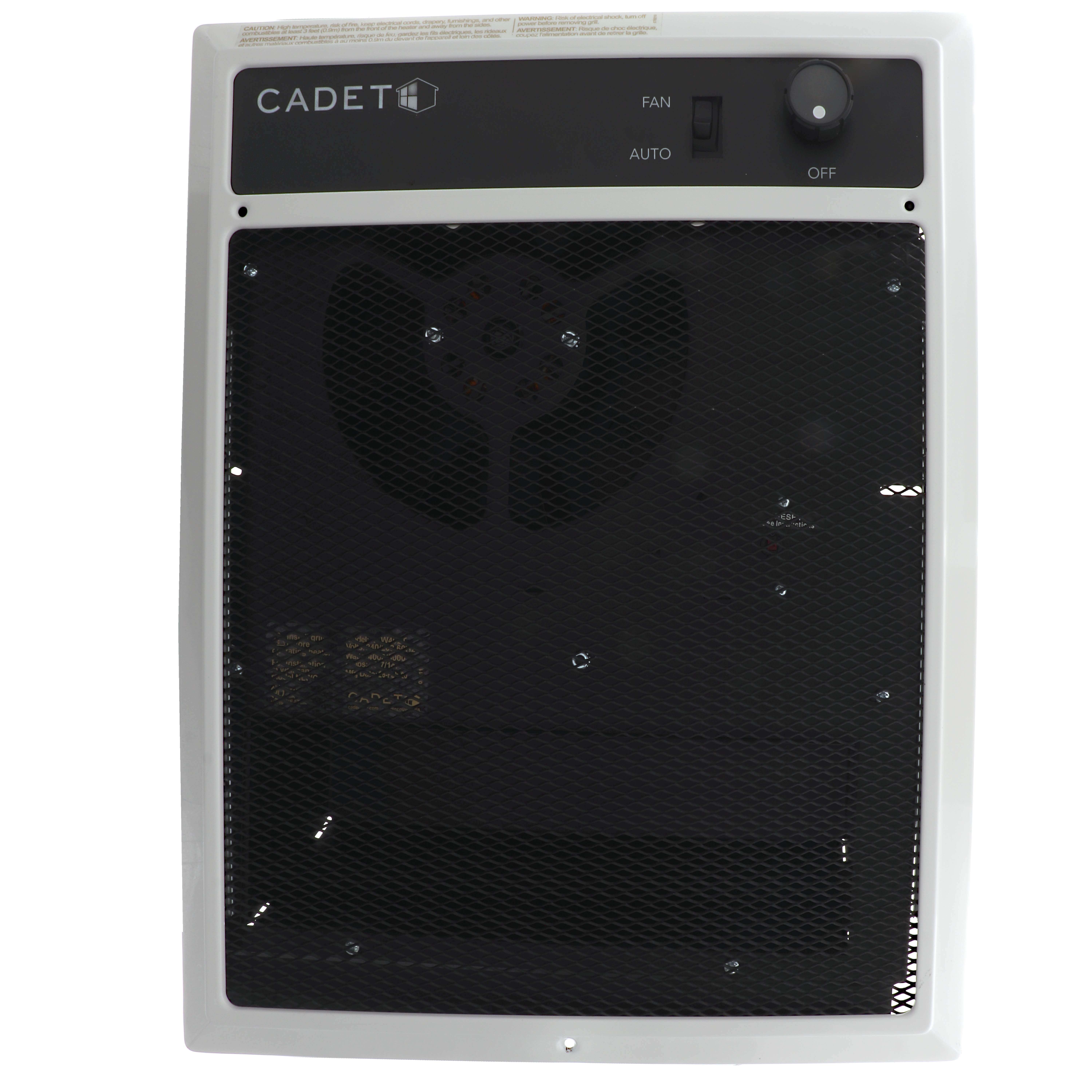 NLW402TW - Cadet NLW402TW - NLW Heater Assembly and Grill Only w/  Thermostat, 4000/3000 Watts (240V/208V)