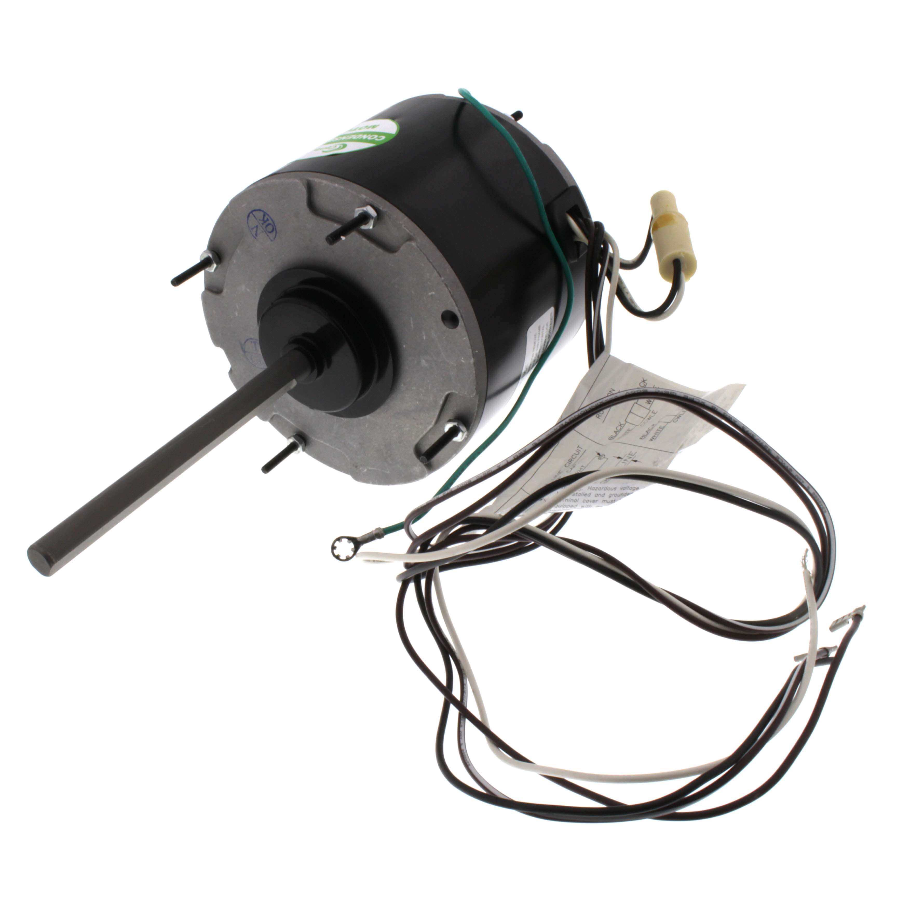 ORM5488 - Century ORM5488 - 5-5/8 Multi-Horsepower 4-in-1 Replacement Motor  (208-230V, 825 RPM, 1/3, 1/8 HP)