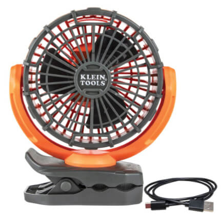 PJSFM1 - Klein Tools PJSFM1 - Rechargeable Personal Jobsite Fan