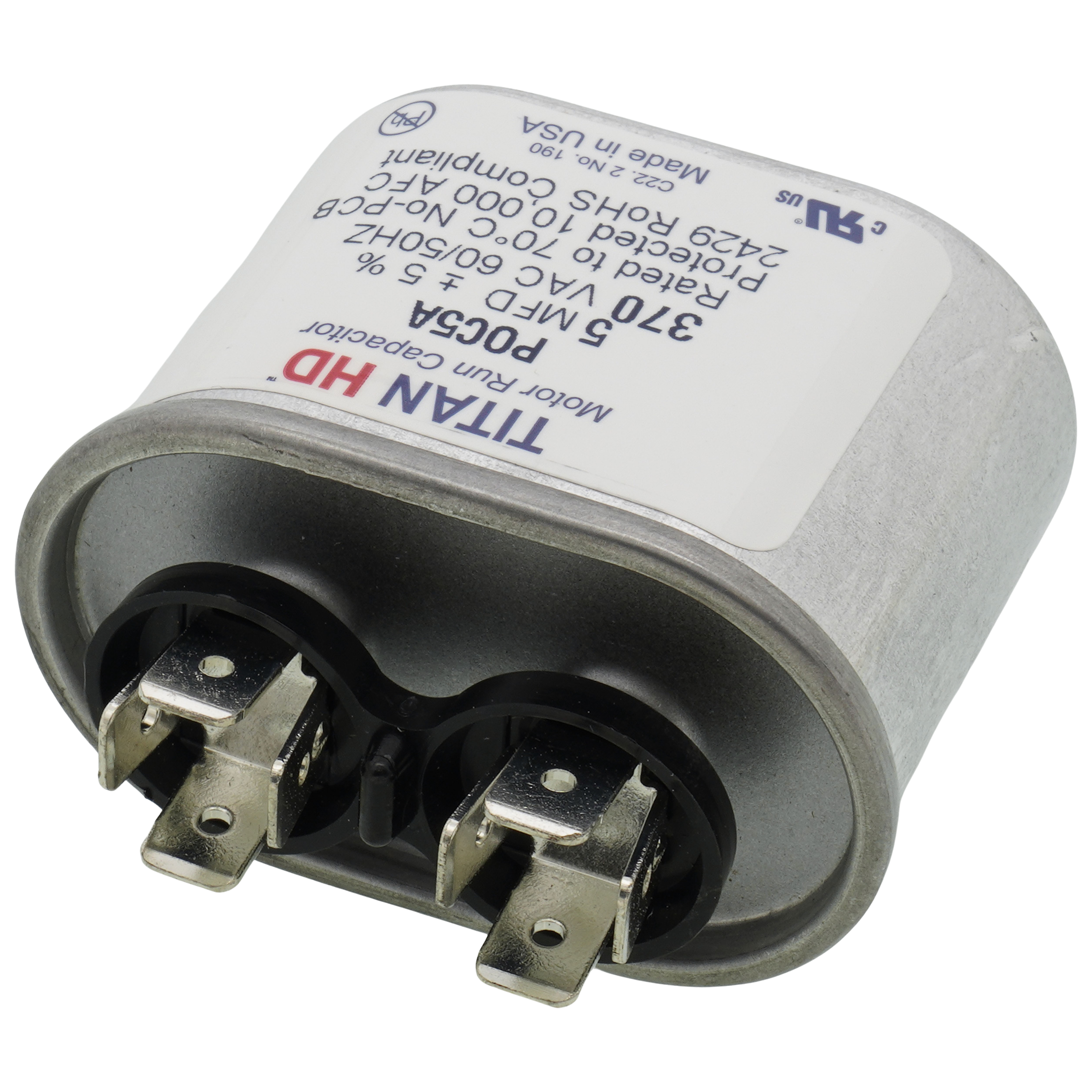 14005 - MARS 14005 - 5 MFD Oval Run Capacitor (370V)