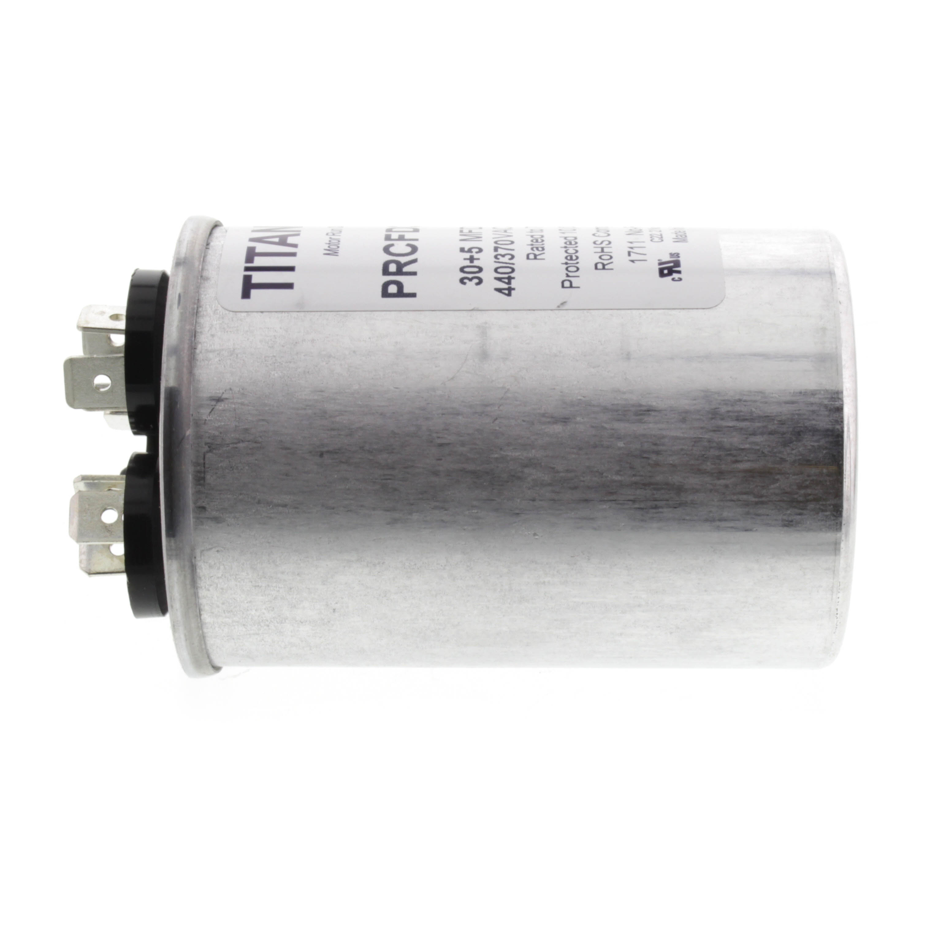 EverGrow TRCFD455 HVAC Dual Run Capacitor – 45/5 MFD – 440/370V – Round