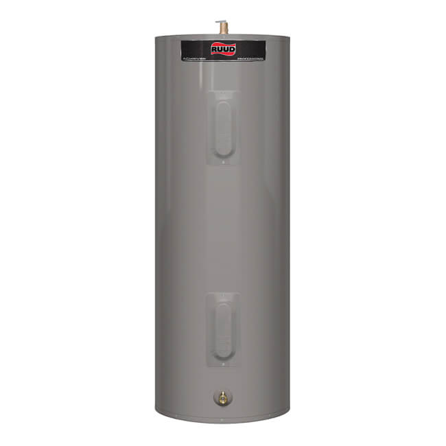 PROE40-T2-RU95 - Ruud PROE40-T2-RU95 - 40 Gallon 4.5KW EF95 Tall  Professional Achiever Electric Water Heater, 6 Year (240v)
