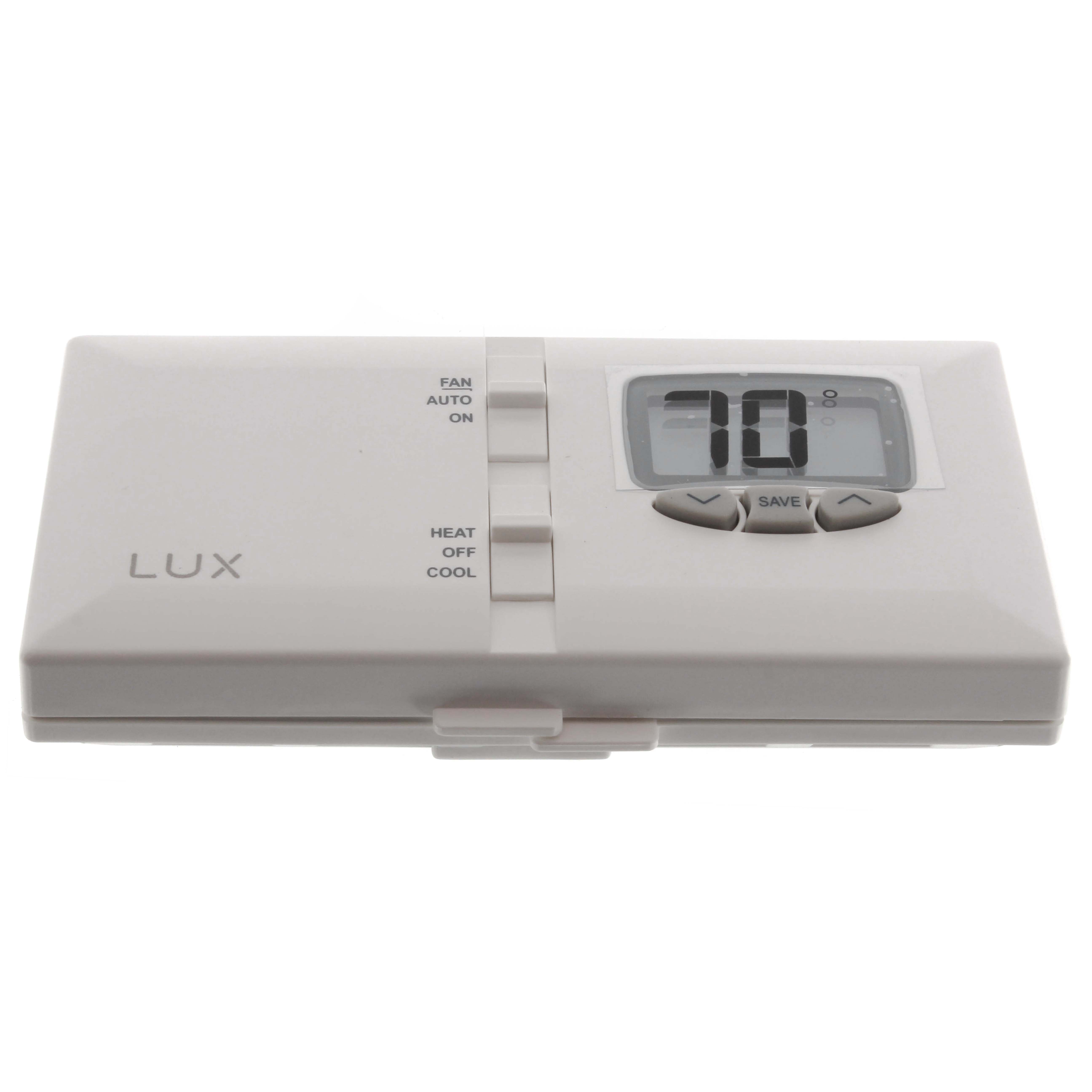 PSDS11 - Lux PSDS11 - Digital Non-Programmable Thermostat, Dual Powered (1  Heat - 1 Cool)