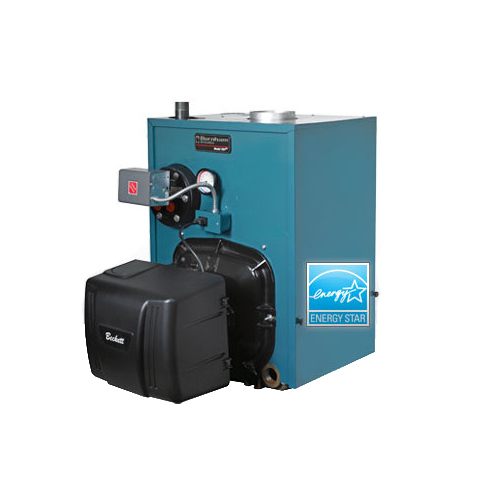 PV8H3WC-TBWN - Burnham PV8H3WC-TBWN - PV8H3, 109,000 BTU V8H Water Boiler  w/o Tankless Coil w/ Beckett Burner (Oil)
