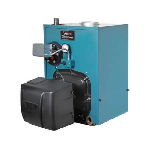 PV8H3WT-TBWF - Burnham PV8H3WT-TBWF - PV8H3, 109,000 BTU V8H Water Boiler  w/ Tankless Coil w/ Beckett Burner (Oil)