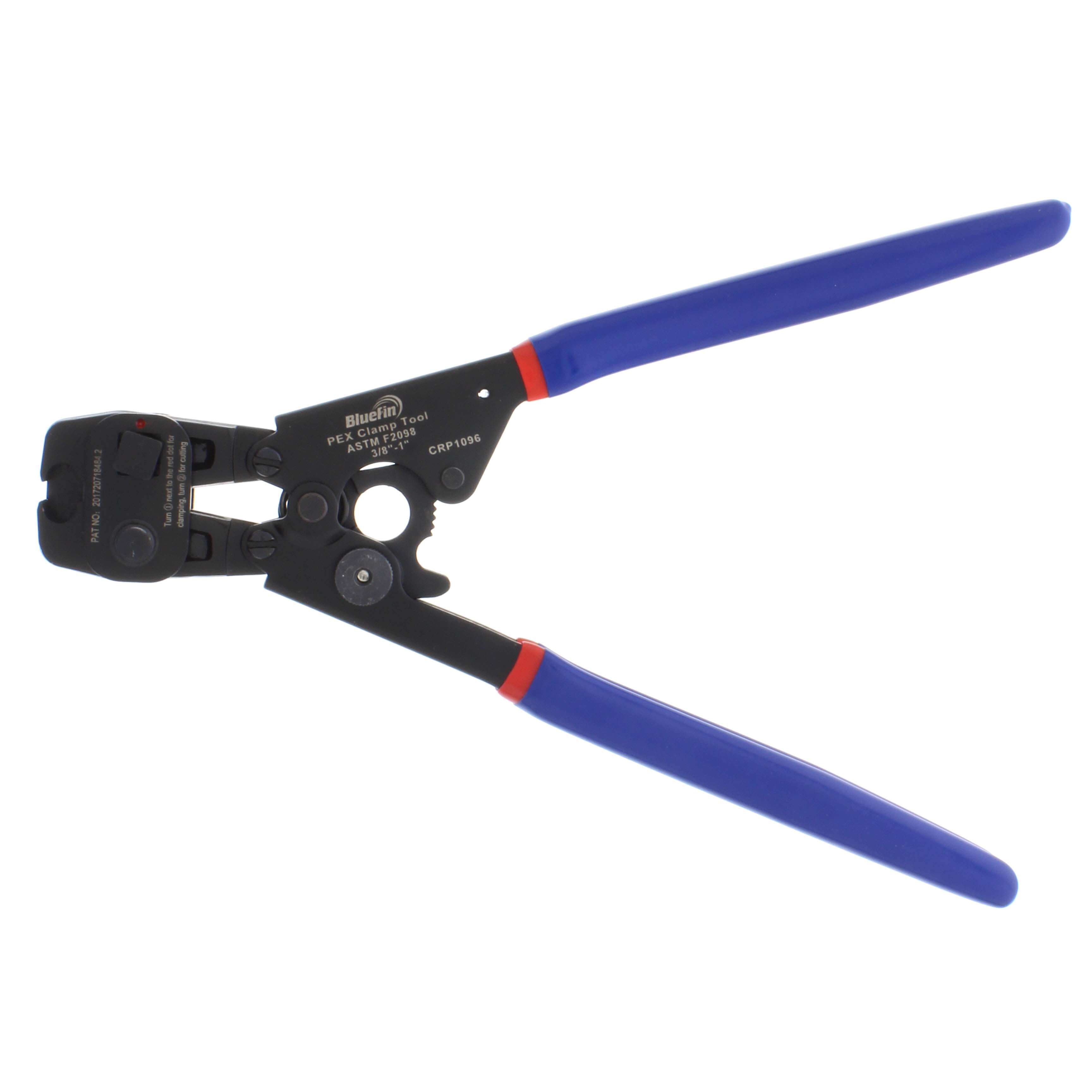 Yangoutool 2-in-1 Ratchet PEX Crimping Tool – Cinch & Remove, Works With 3/8 To 1 Inch Clamps, Includes PEX Cutter & 35 Stainless Steel Clamps (1/2 & 3/4)