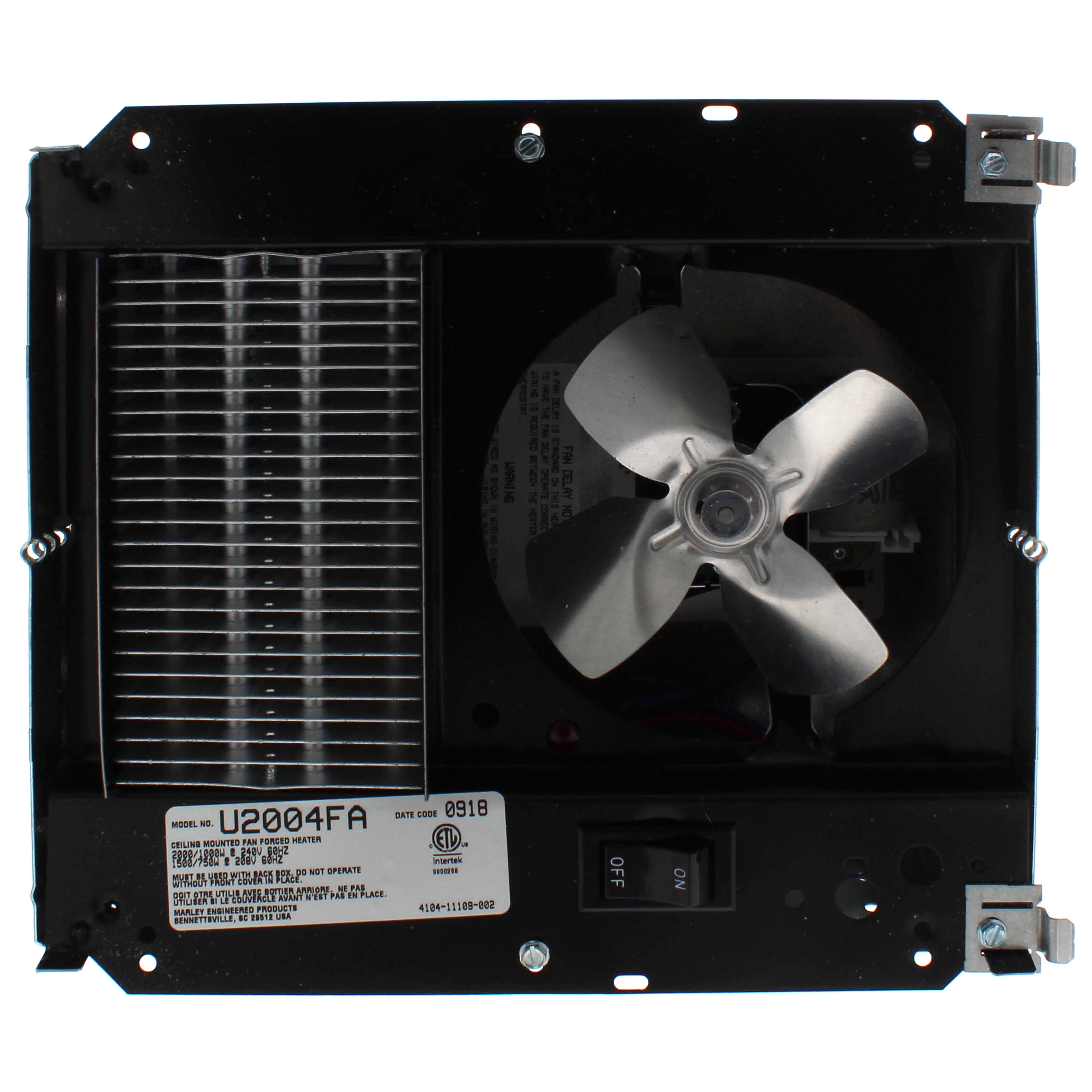 QCH1202 - Qmark QCH1202 - QCH Fan-Forced Ceiling Mounted Heater (2,000  Watts - 240 Volt)