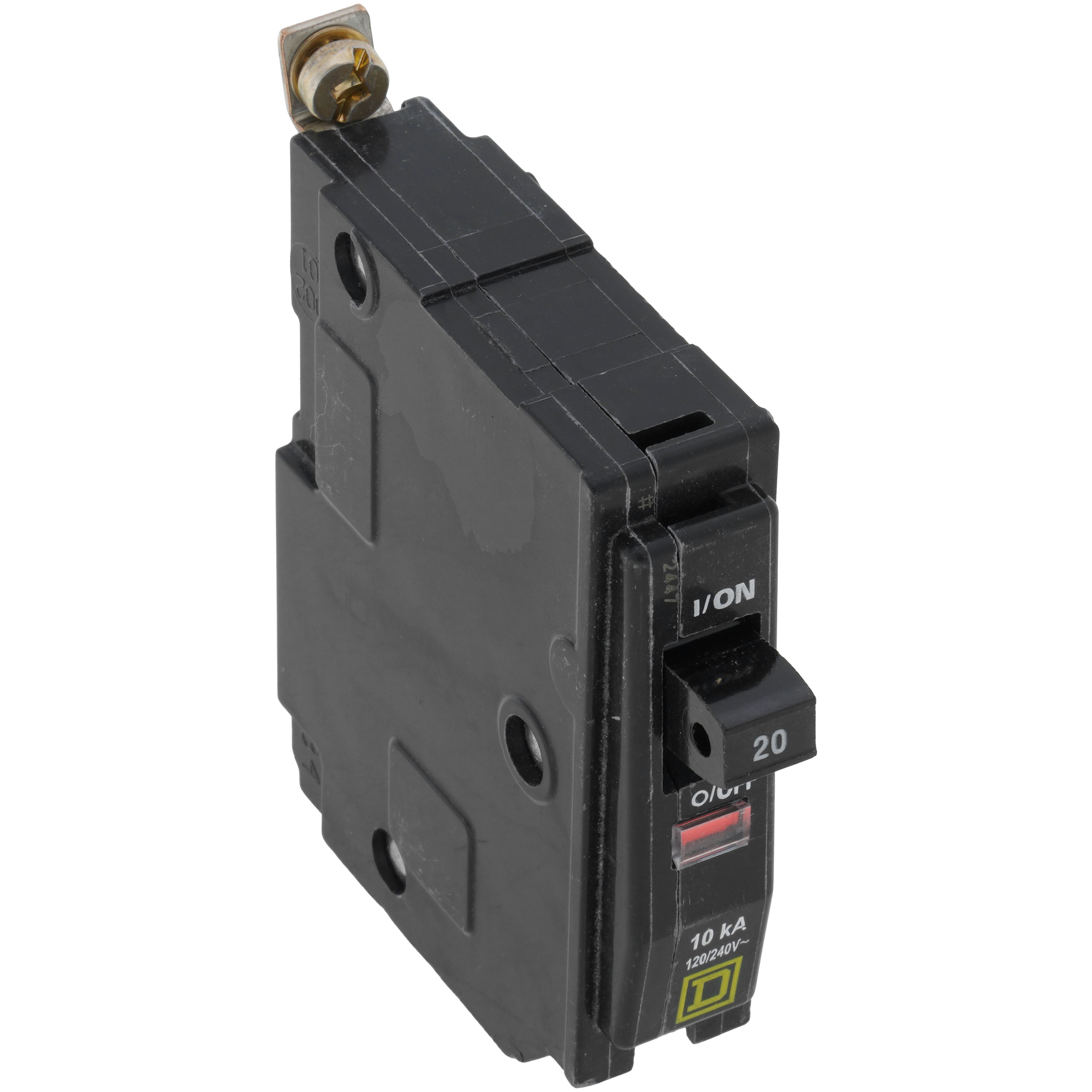 Square D QOB120 20A 1-Pole 120/240V 10kA Bolt-On QO