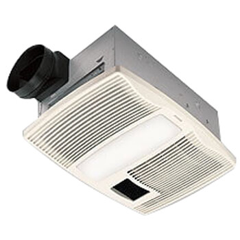 QTX110HFLT - Broan QTX110HFLT - QTX110HFLT Ultra Silent Heater Combination  Ventilation Fan w/ Light, 6 Round Ducting (110 CFM)