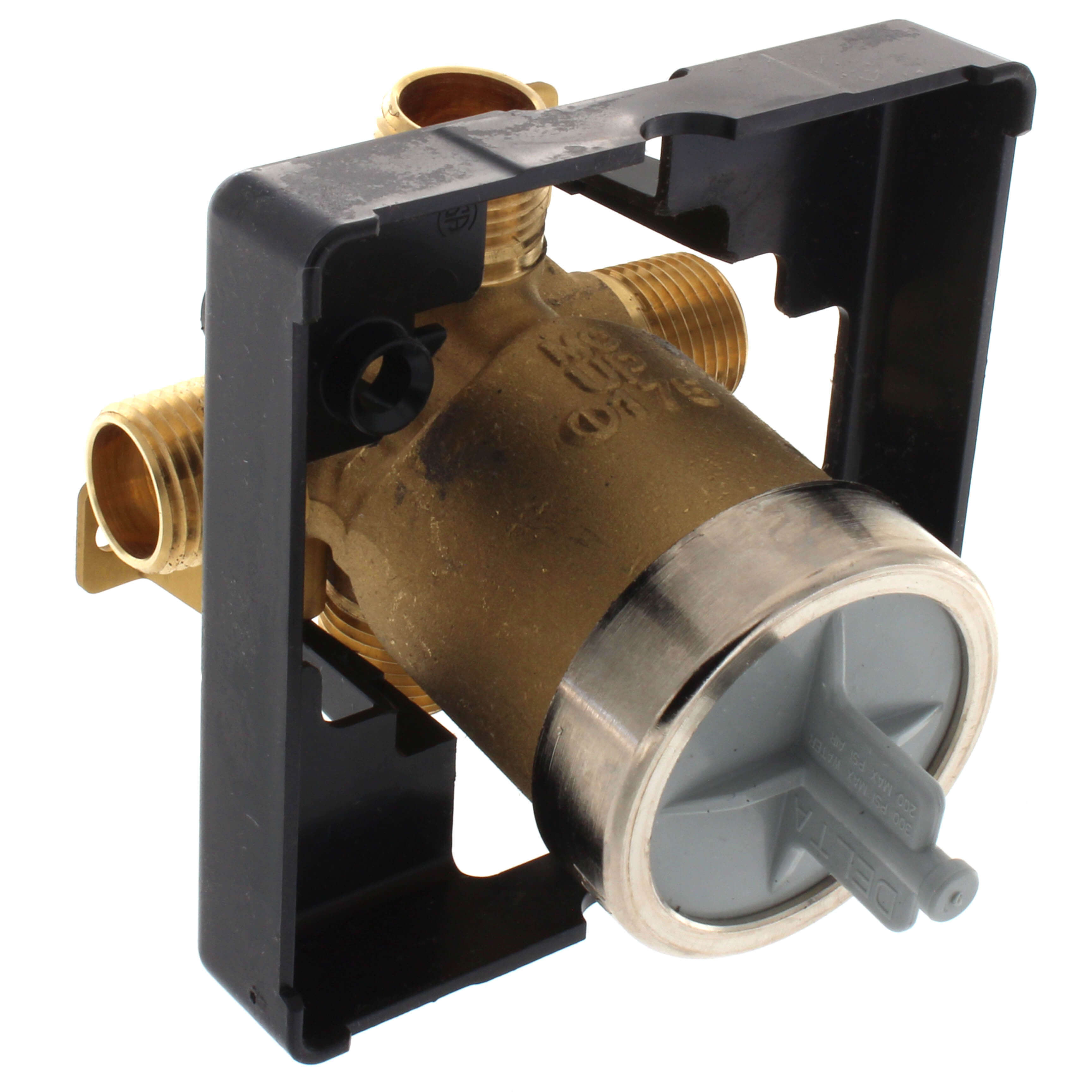Delta Faucet R11000 MultiChoice Universal Tub & Shower Diverter Rough-In Kit – Forged Brass, 3 Or 6 Function, Air/Water Testable