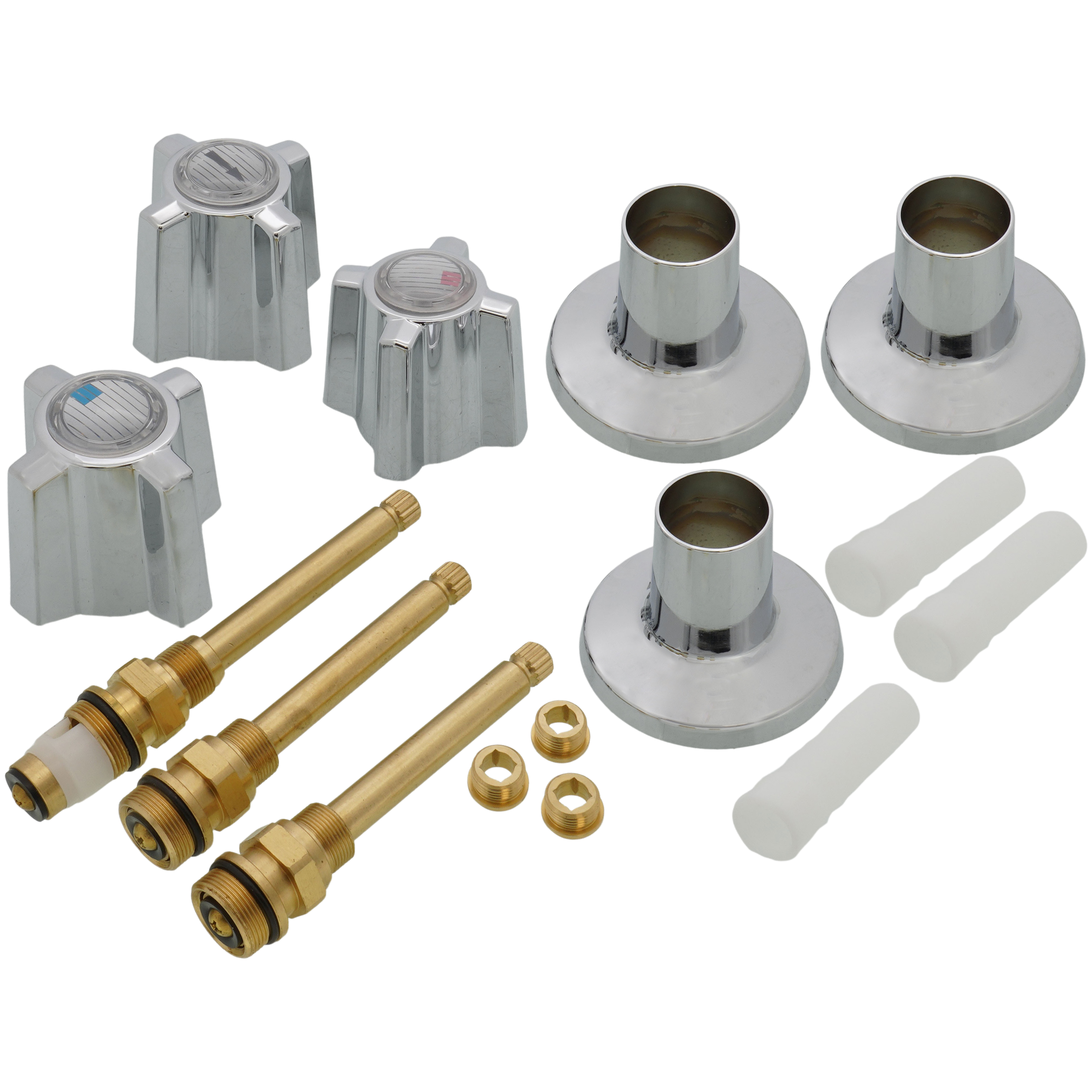 【新品】SYSTEM REPAIR リペア 8点セット RBK4574 - Kissler RBK4574 - Sterling 3-Handle Shower/Tub Rebuild Kit