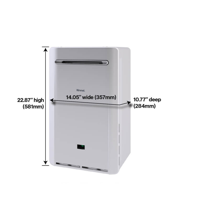 REU-VC2025W-P - Rinnai REU-VC2025W-P - V65EP Non-Condensing Outdoor  Tankless Water Heater (Liquid Propane)