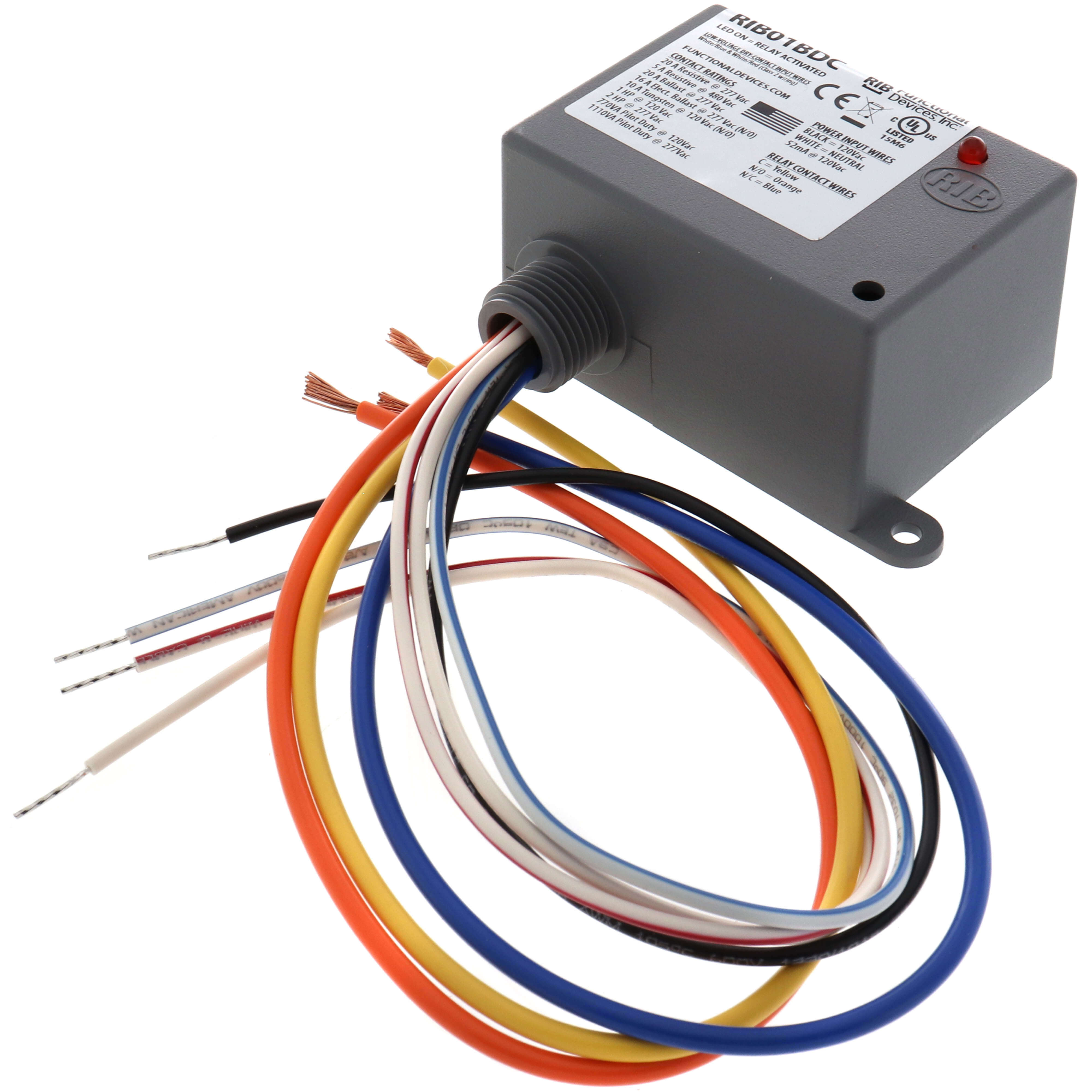 Electrical Control Relay Functional Devices RIBD01BDC Dry Contact Time ...