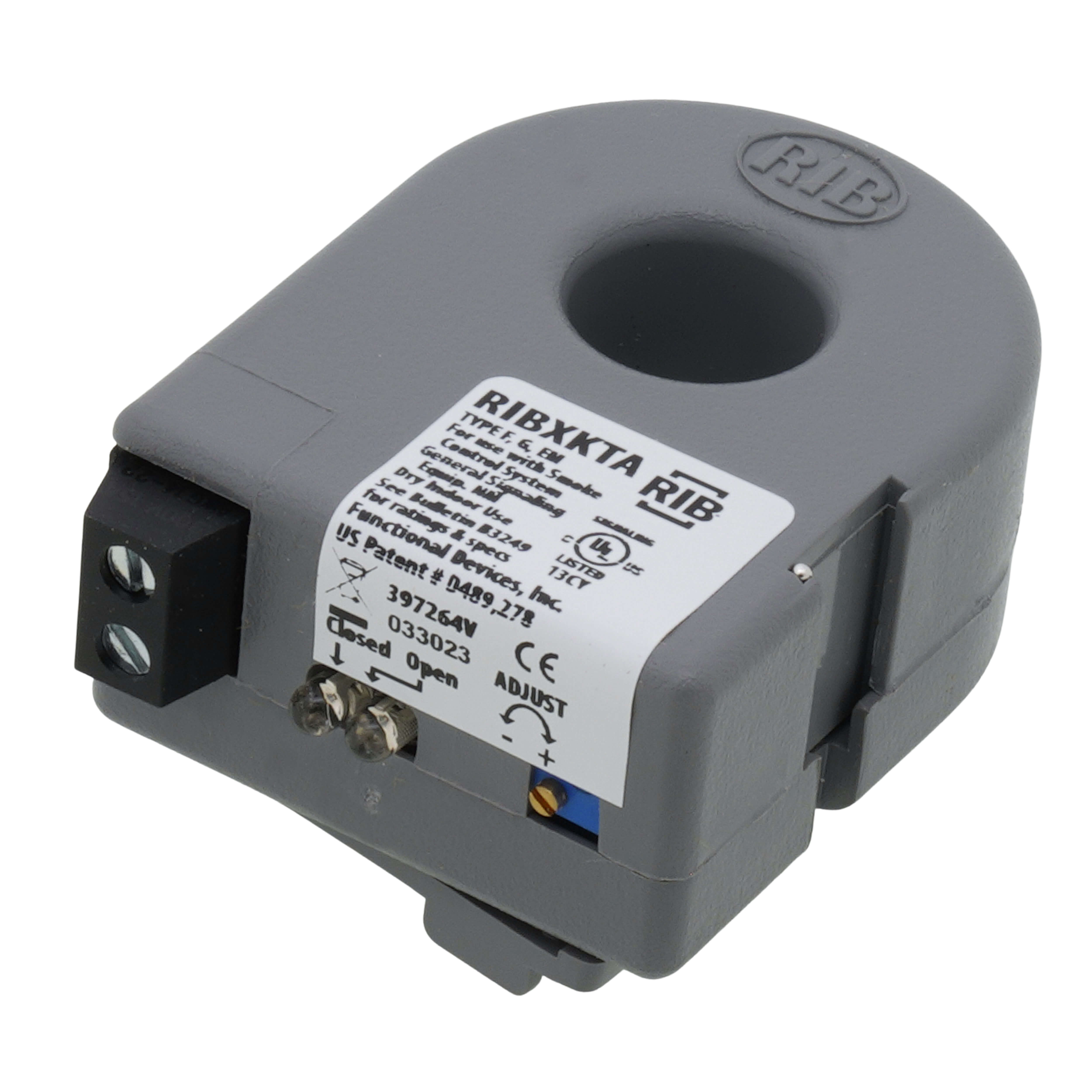 Rib Enclosed Ac Sensor Functional Devices RIBXGHTA Split Core Current ...
