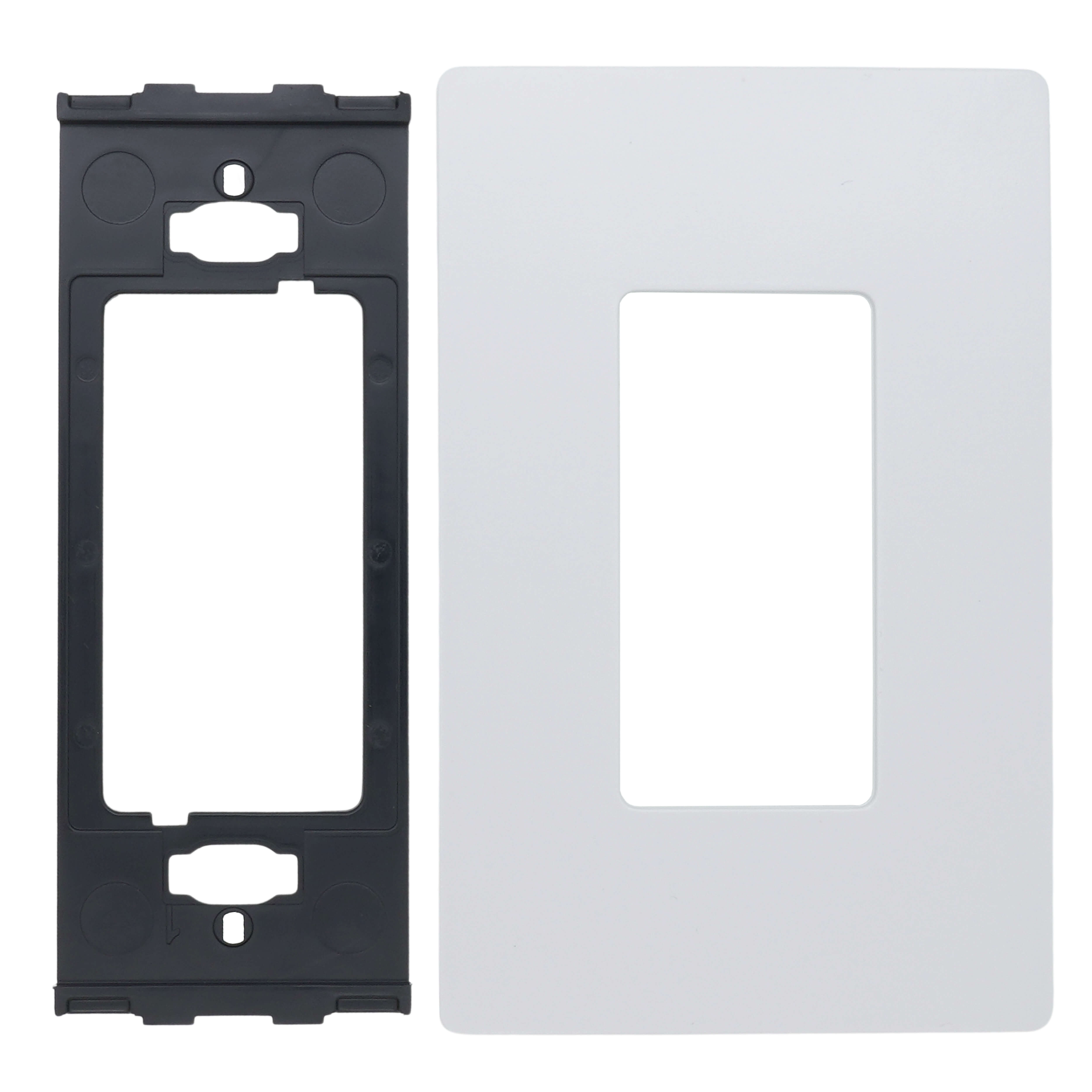 Leviton Leviton Renu 2-Gang Screwless Snap-On wall plate REWM2-STS, in