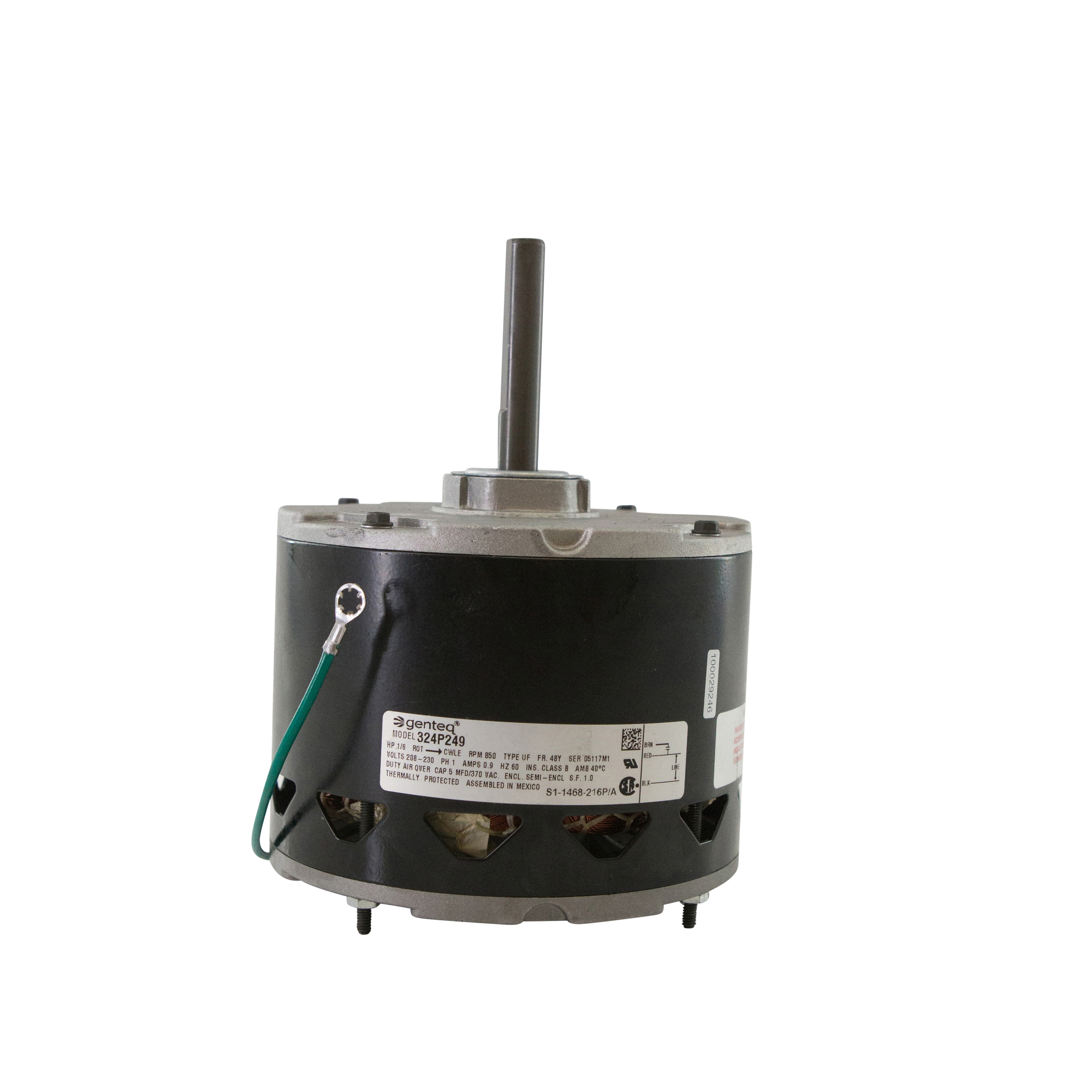 S1-1468-216P/A - York S1-1468-216P/A - 48 Motor (1/6 HP, 850 RPM