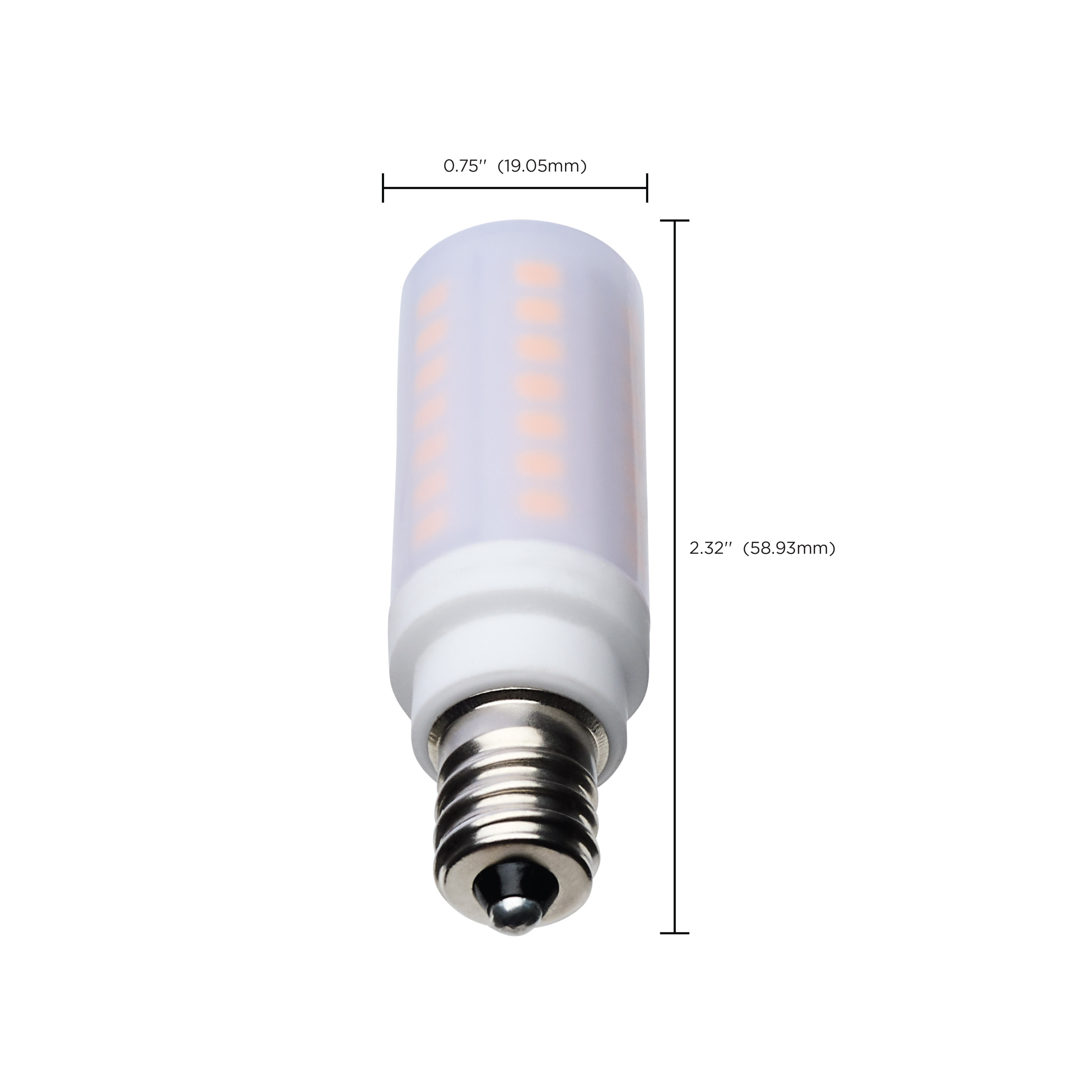 S12344 - Satco S12344 - 5 Watt T6 LED Bulb - Frost Finish - E12