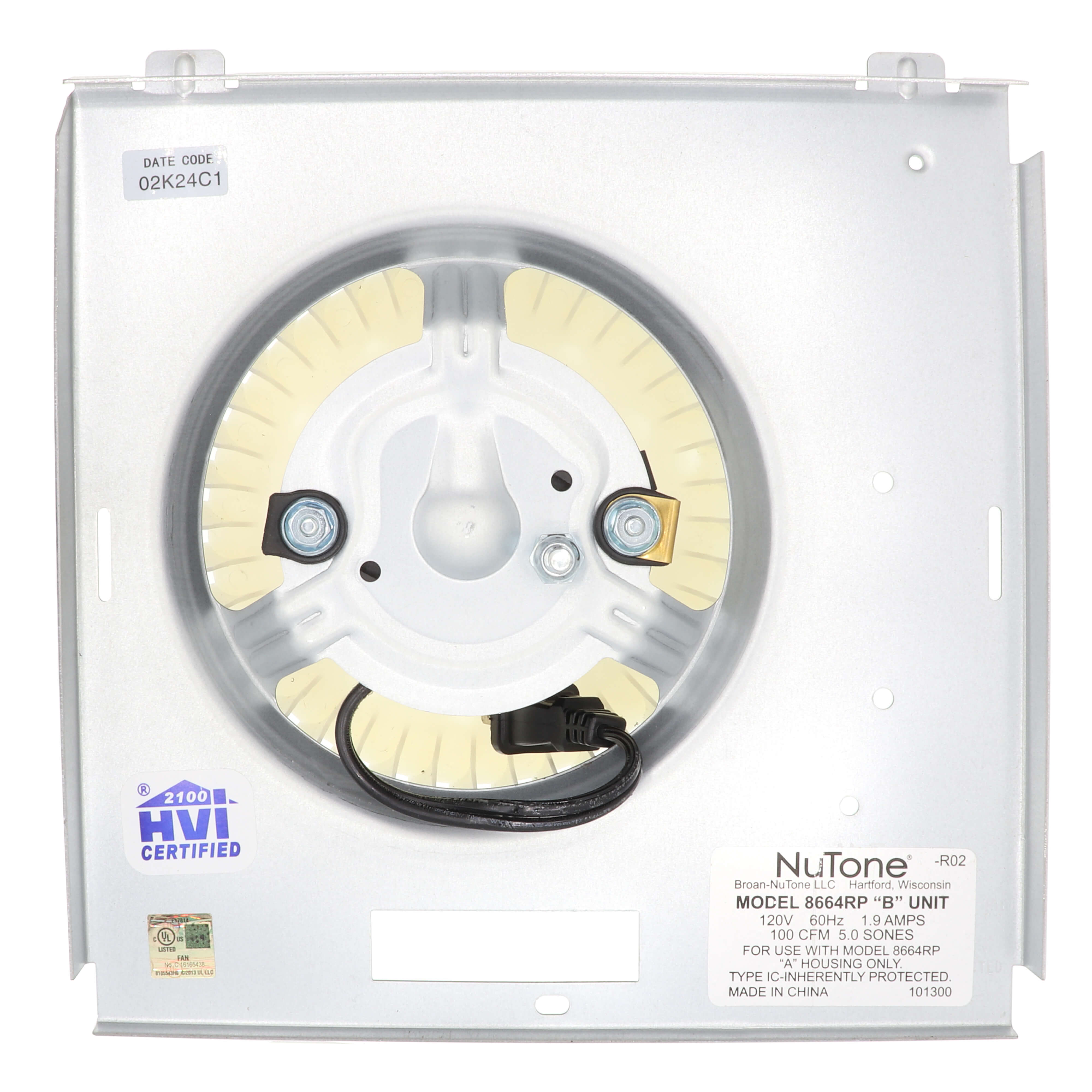 S97017706 - NuTone S97017706 - Power Unit Assembly for 8814R, 8664RP