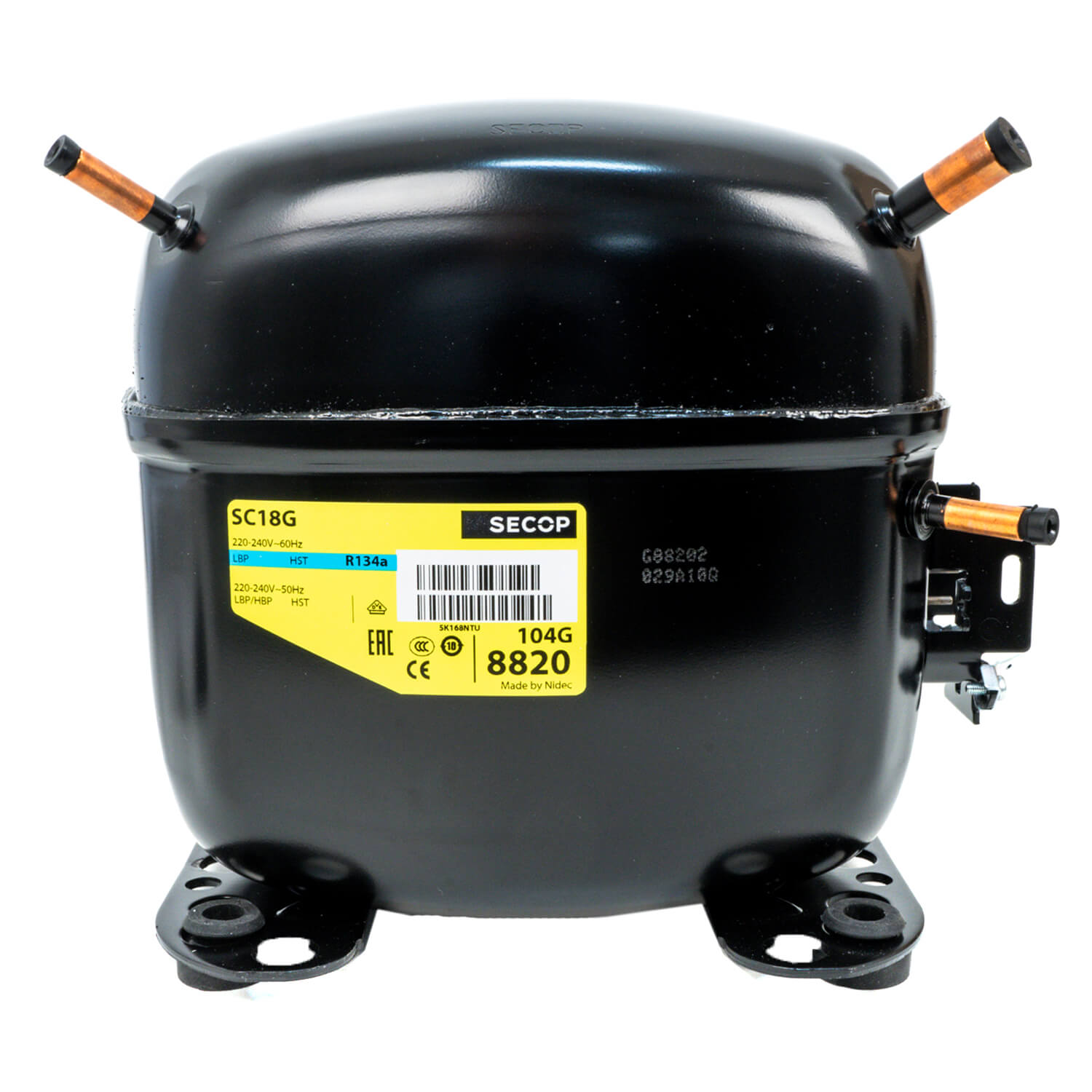 SC18G-2 - Secop SC18G-2 - 1337 BTU Reciprocating Compressor R134A