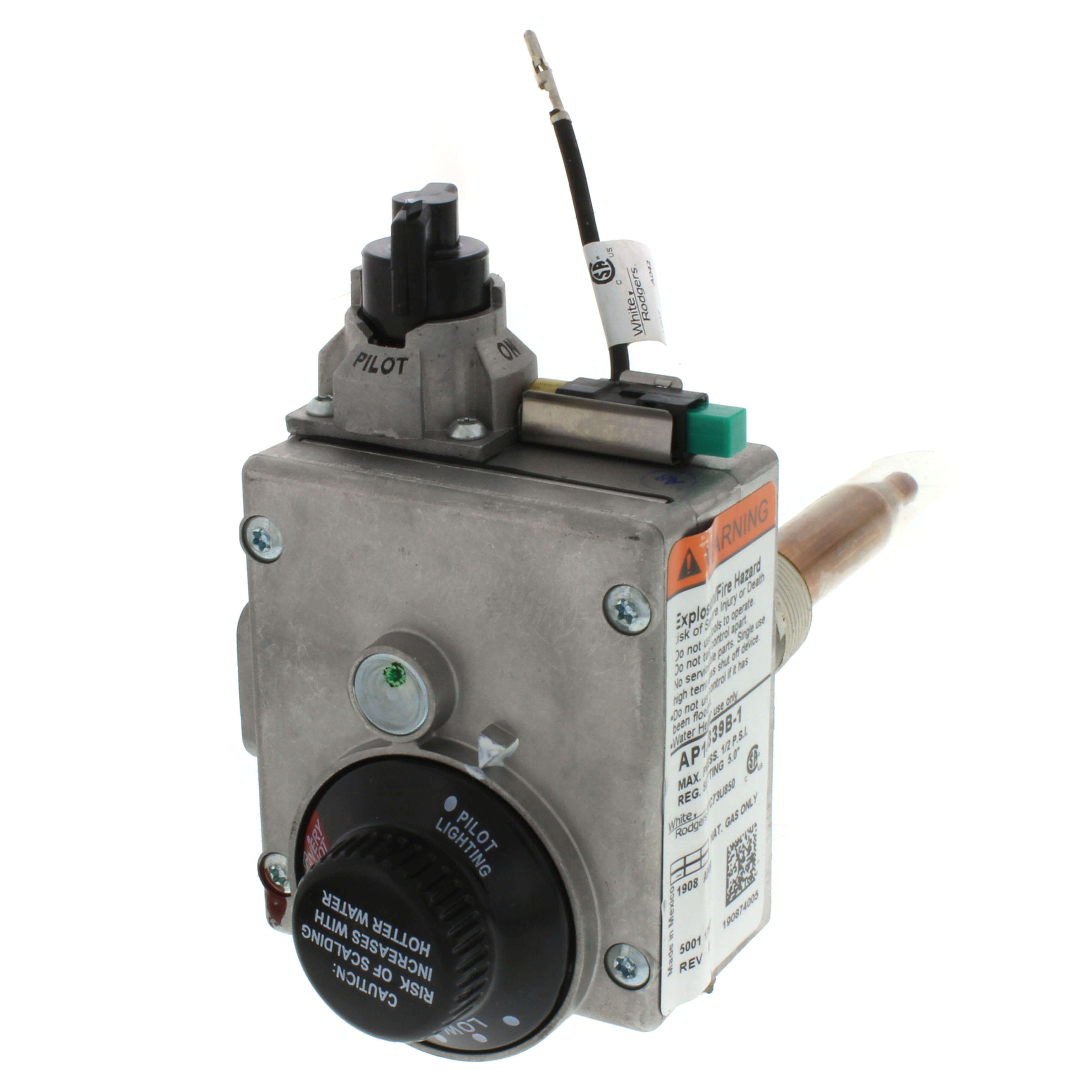 SP14339B - Rheem SP14339B - Natural Gas Valve and Thermostat