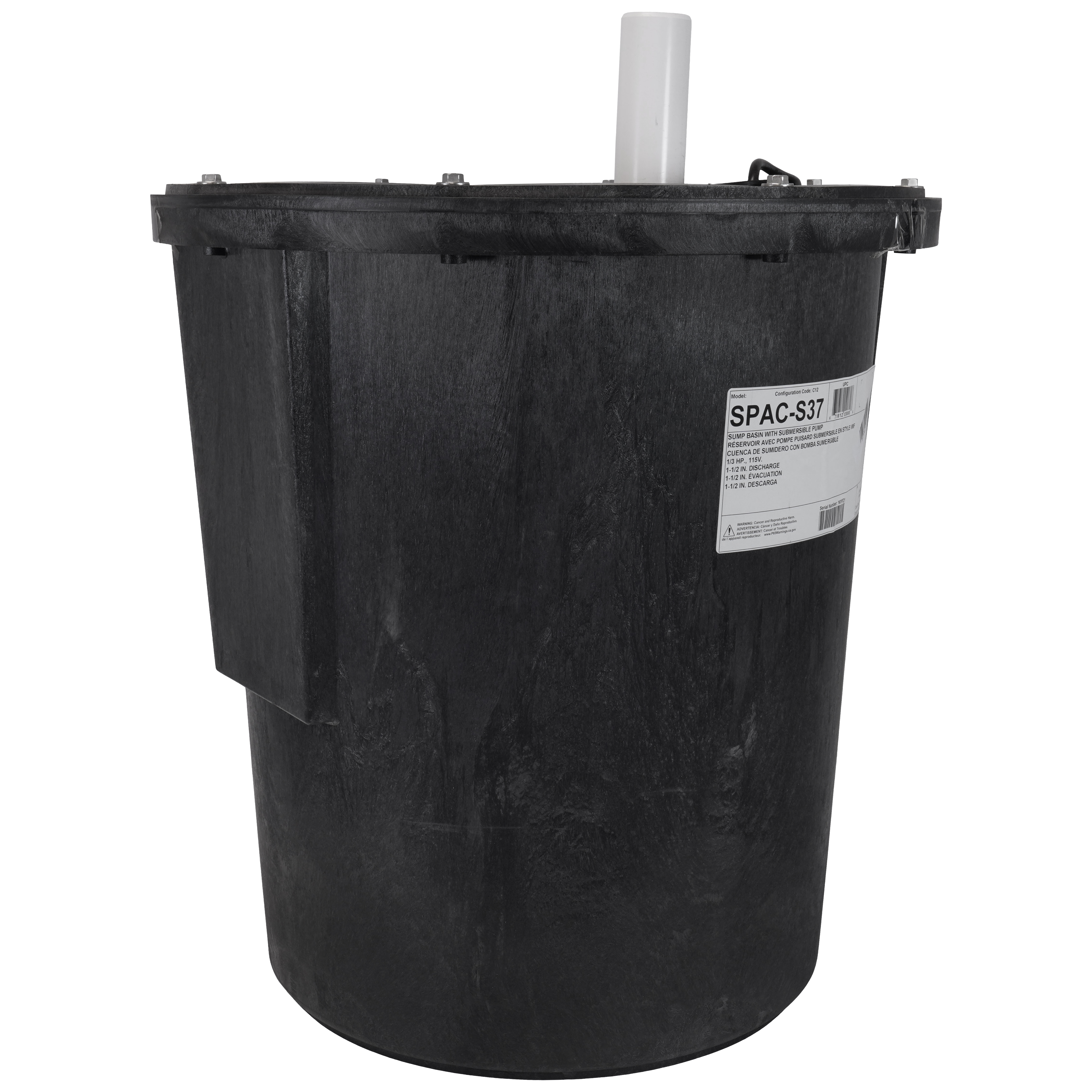 SPAC-S37 - Liberty Pumps SPAC-S37 - 1/3 HP Model S37 Assembled