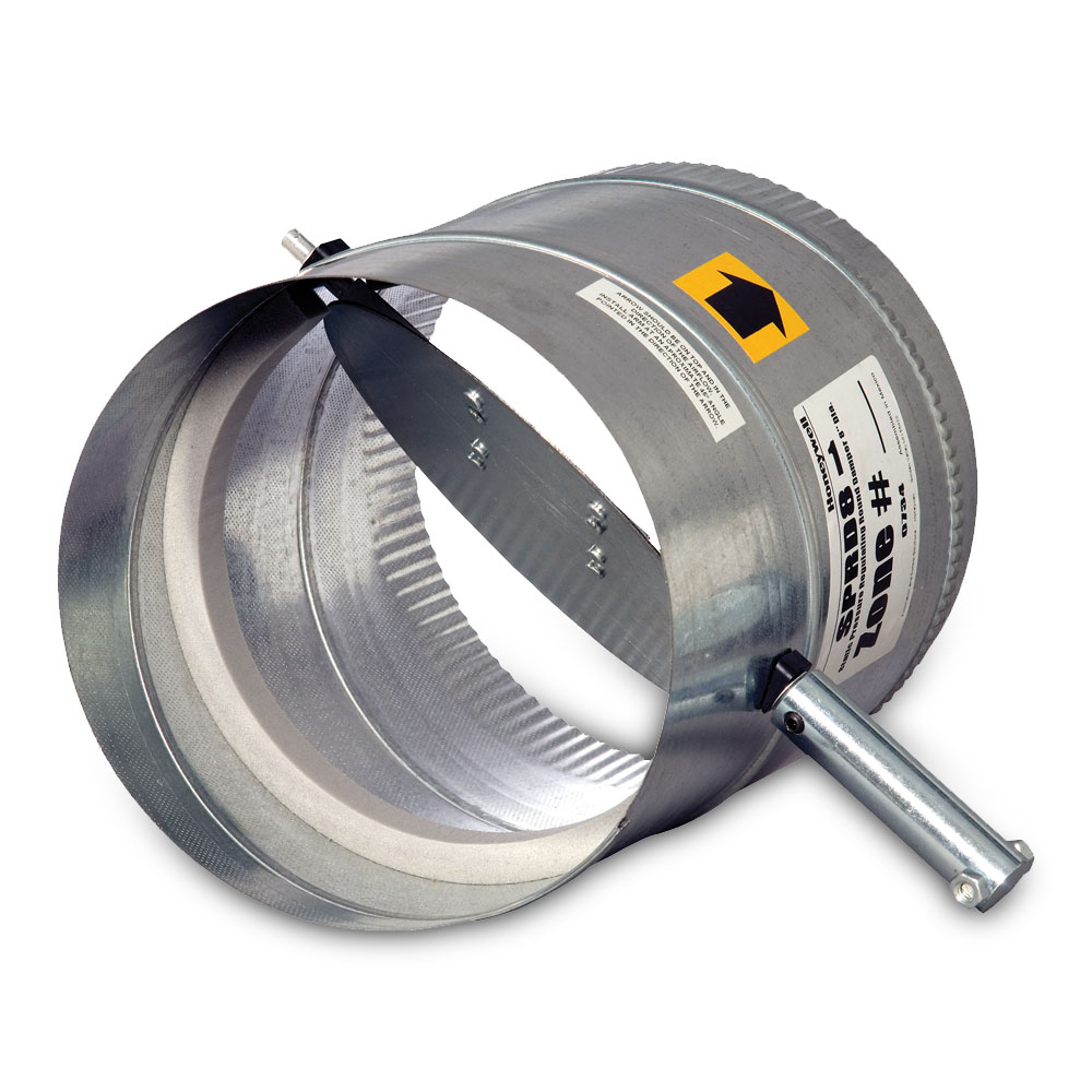 GreenHeck 12-Inch Round Manual Balancing Damper – Model MBDR-50-12 For HVAC