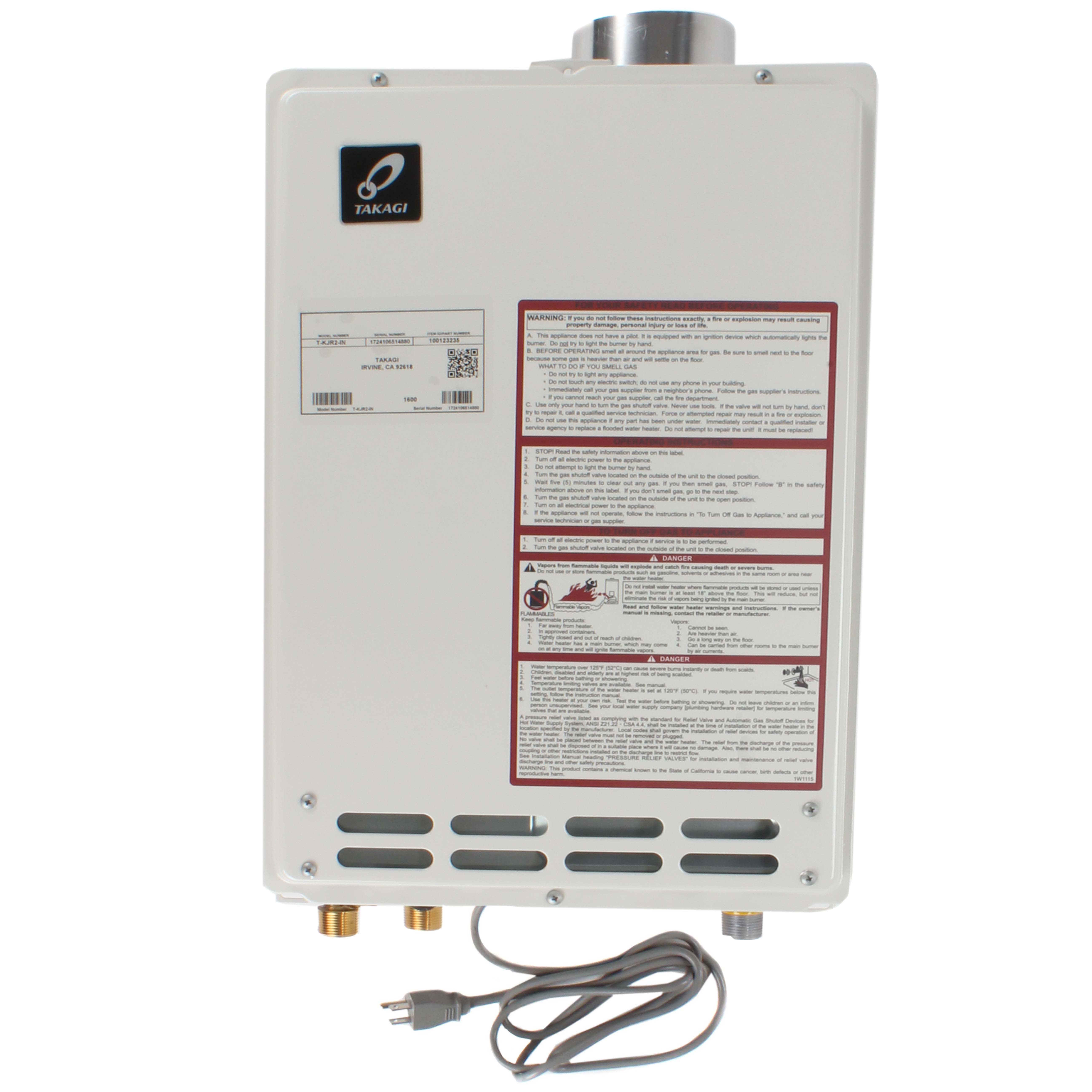 T-KJR2-IN-NG - Takagi T-KJR2-IN-NG - T-KJr2-IN Takagi Tankless Indoor Water  Heater (Natural Gas)