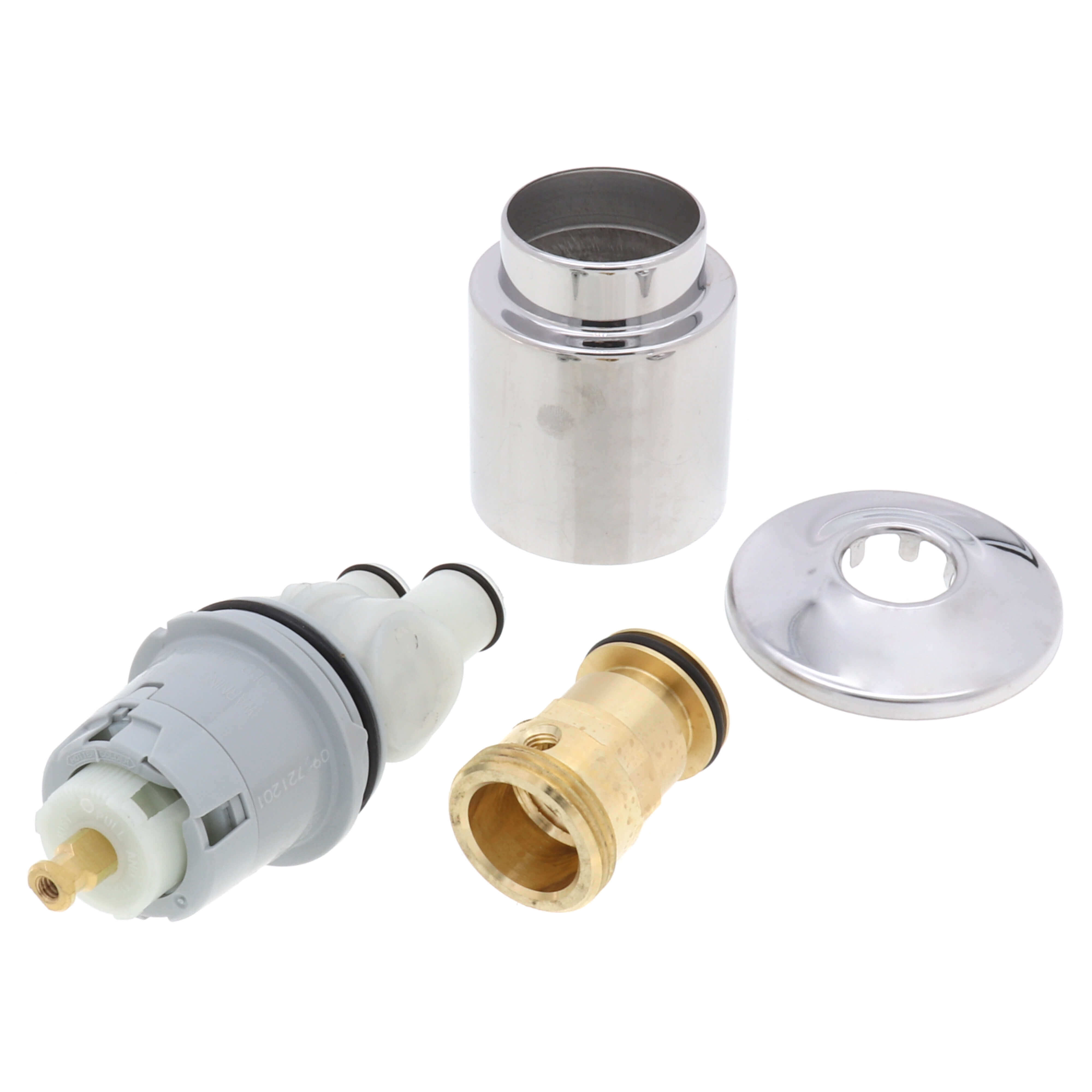 Ersatz-Duschkopf-Set Für Delta 1300/1400 & 13/14 Serie – Rund-Regenduschkopf & Handbrause In Gebürstetem Nickel