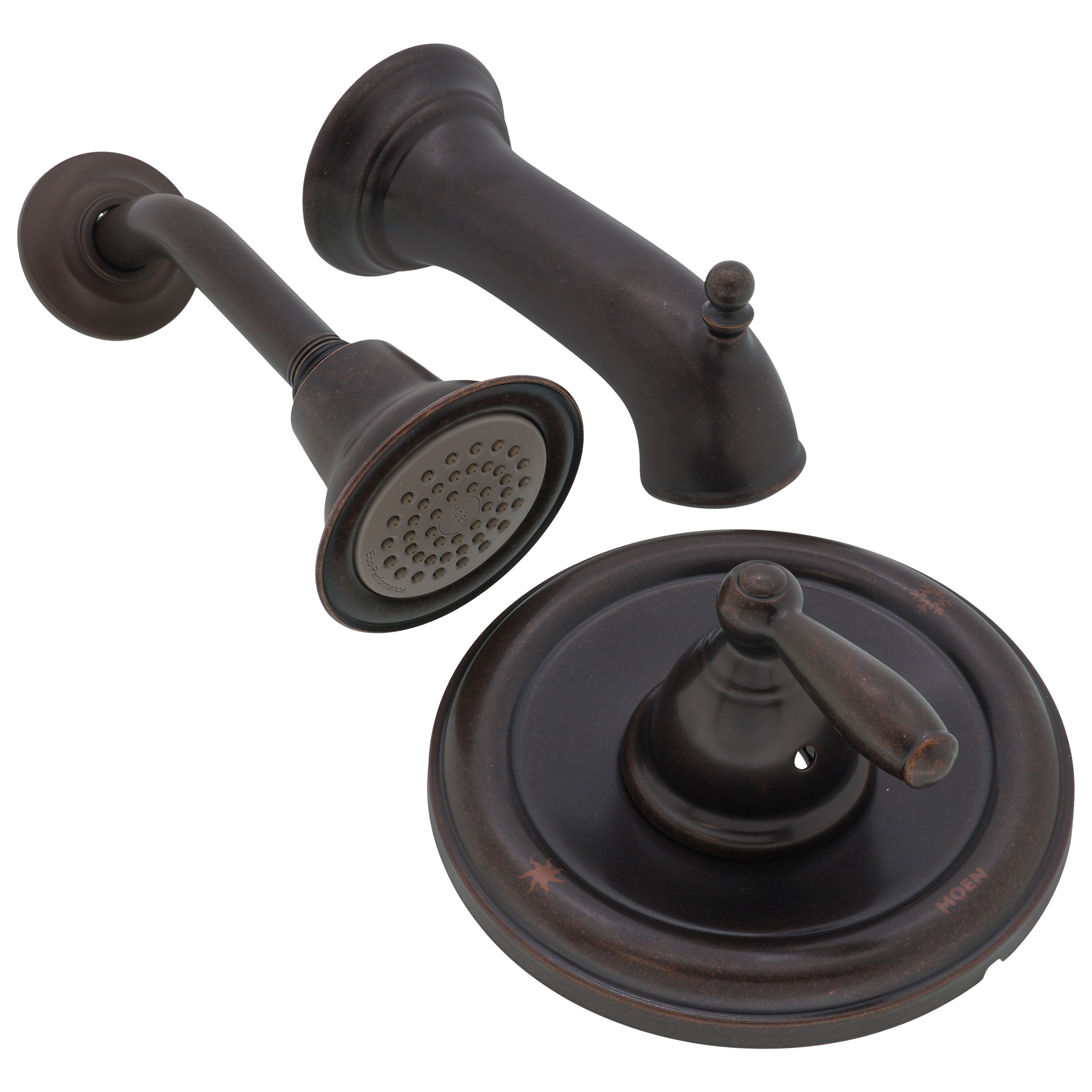 Moen Brantford T2152ORB Shower Trim Kit – Oil-Rubbed Bronze, Posi-Temp Pressure Balancing, Valve Not Included