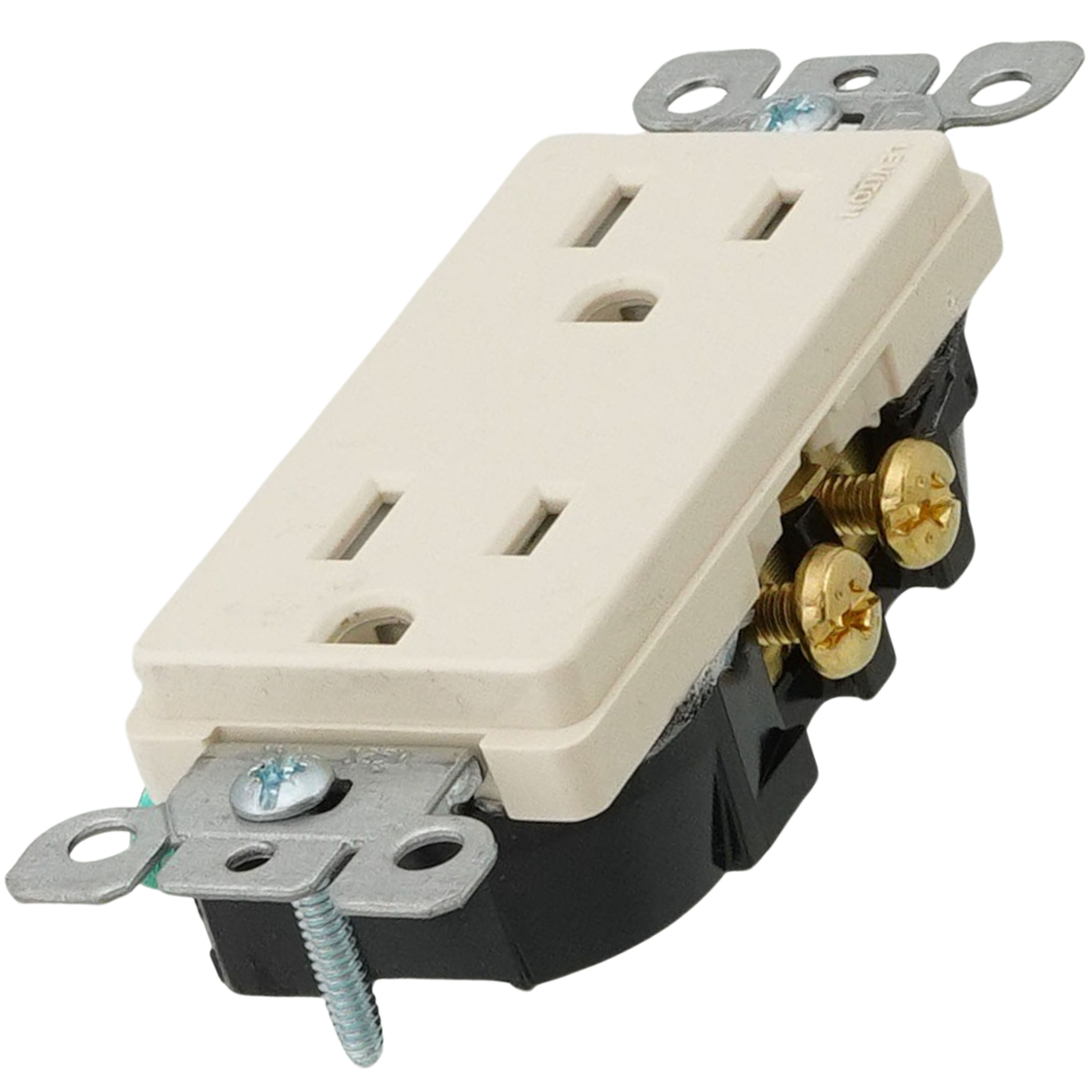 T5325-T - Leviton T5325-T - Decora Tamper Resistant Duplex