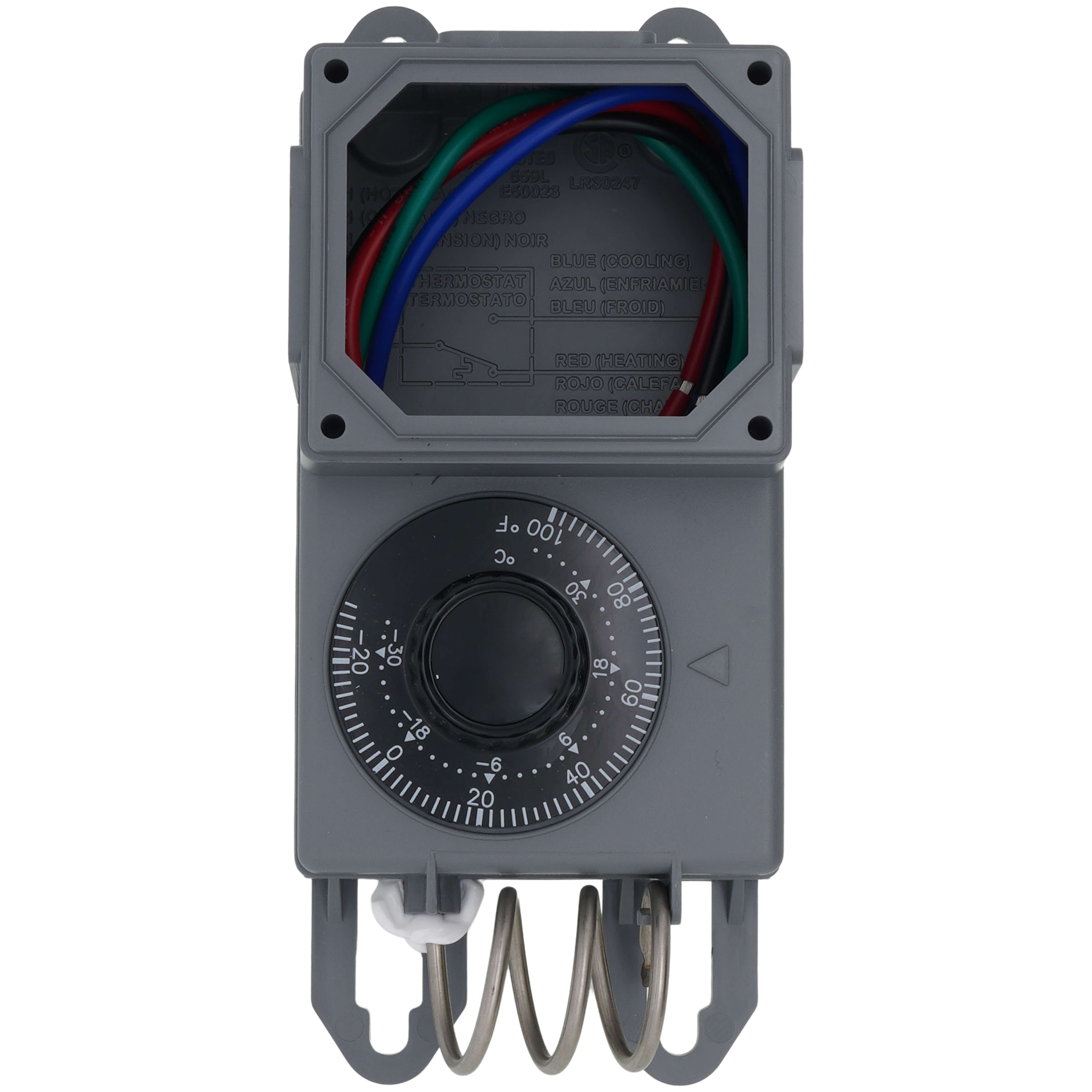 Peco Nema Tf115 001 Peco TRF115-005 Industrial NEMA 4X Thermostat Gray