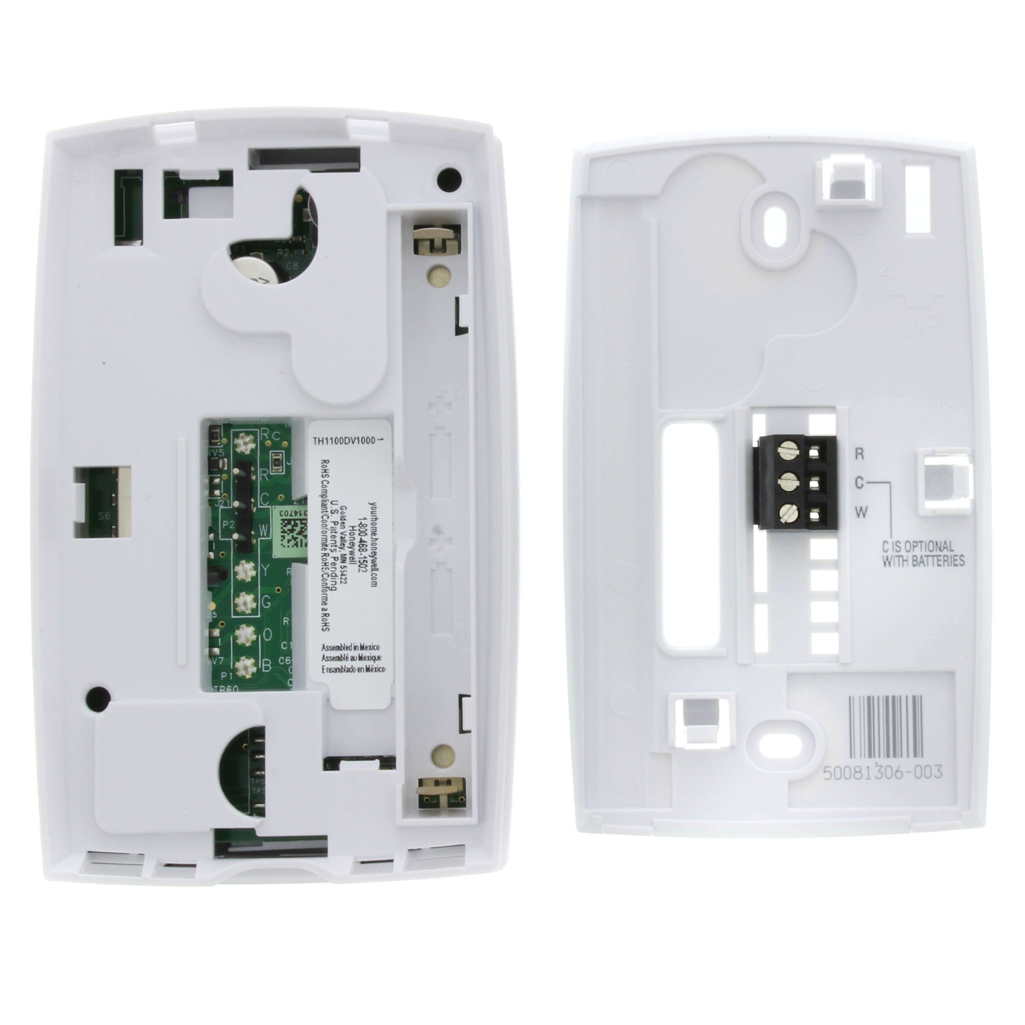 TH1100DV1000 - Honeywell Home TH1100DV1000 - PRO 1000 Non-Programmable,  Heat Only, Vertical Thermostat