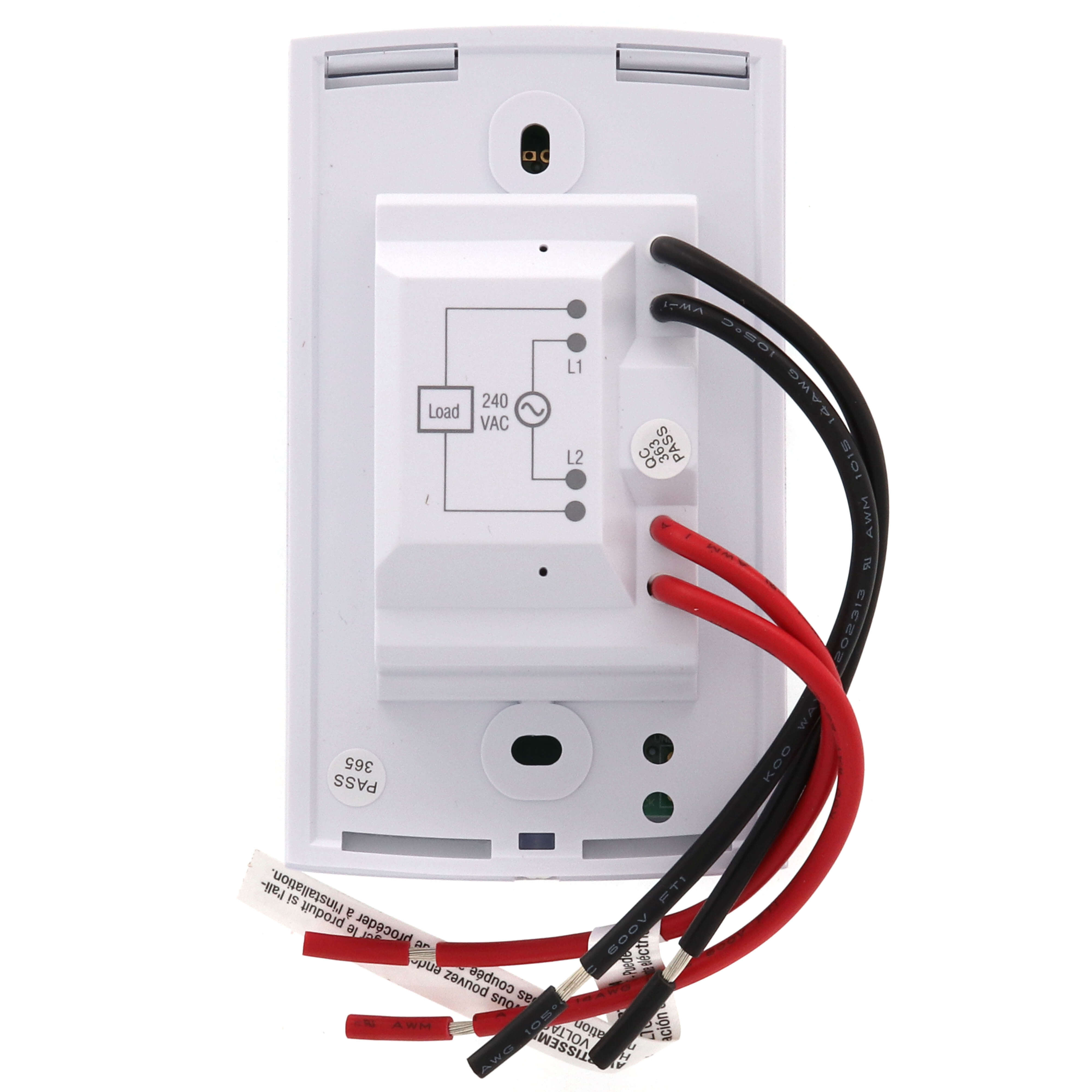 TH114-A-240D-B - Honeywell Home TH114-A-240D-B - Non-Programmable Line Volt  Thermostat for Electric Heating (DPST)