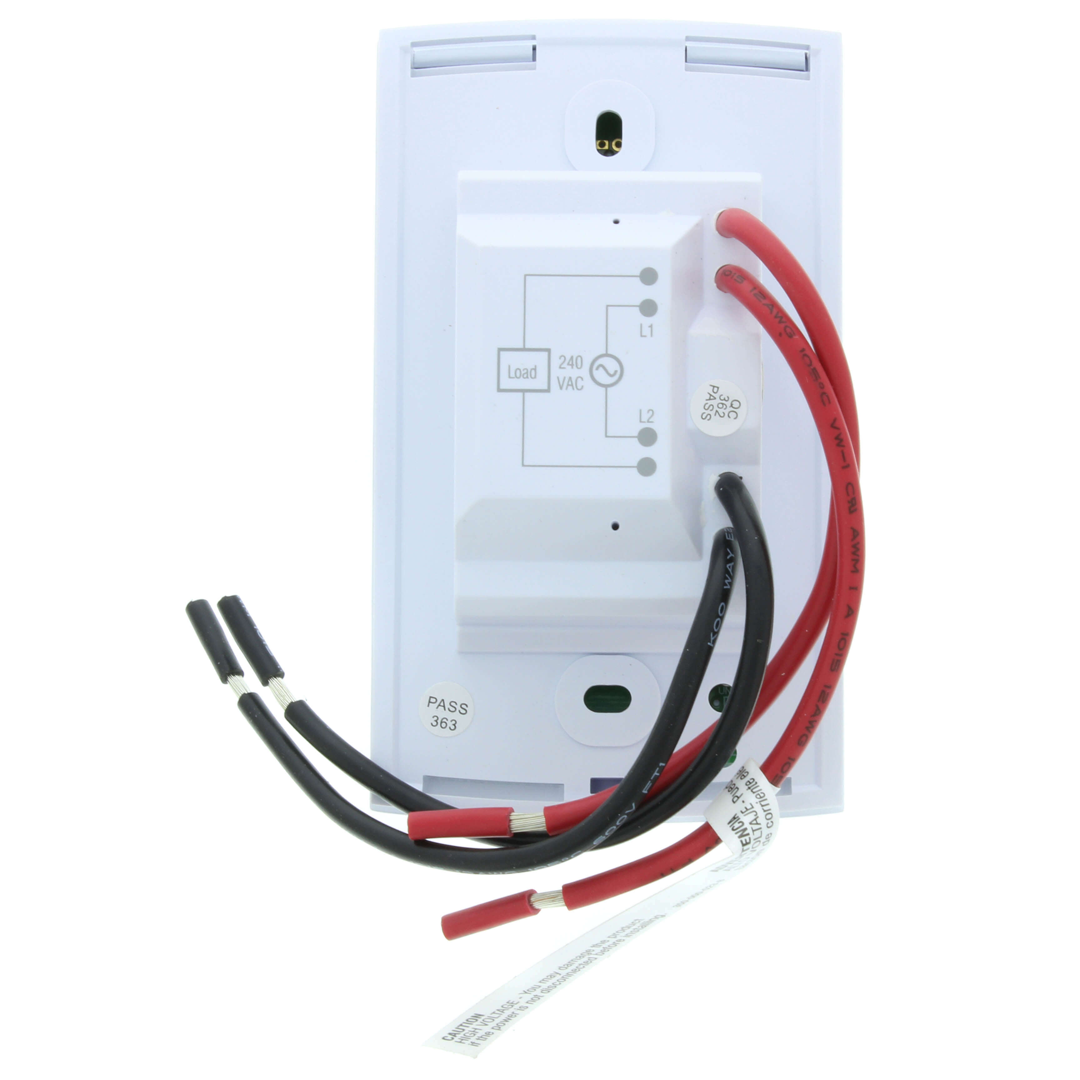 TH114-A-240S-B - Honeywell Home TH114-A-240S-B - Non-Programmable Line Volt  Thermostat for Electric Heating (SPST)