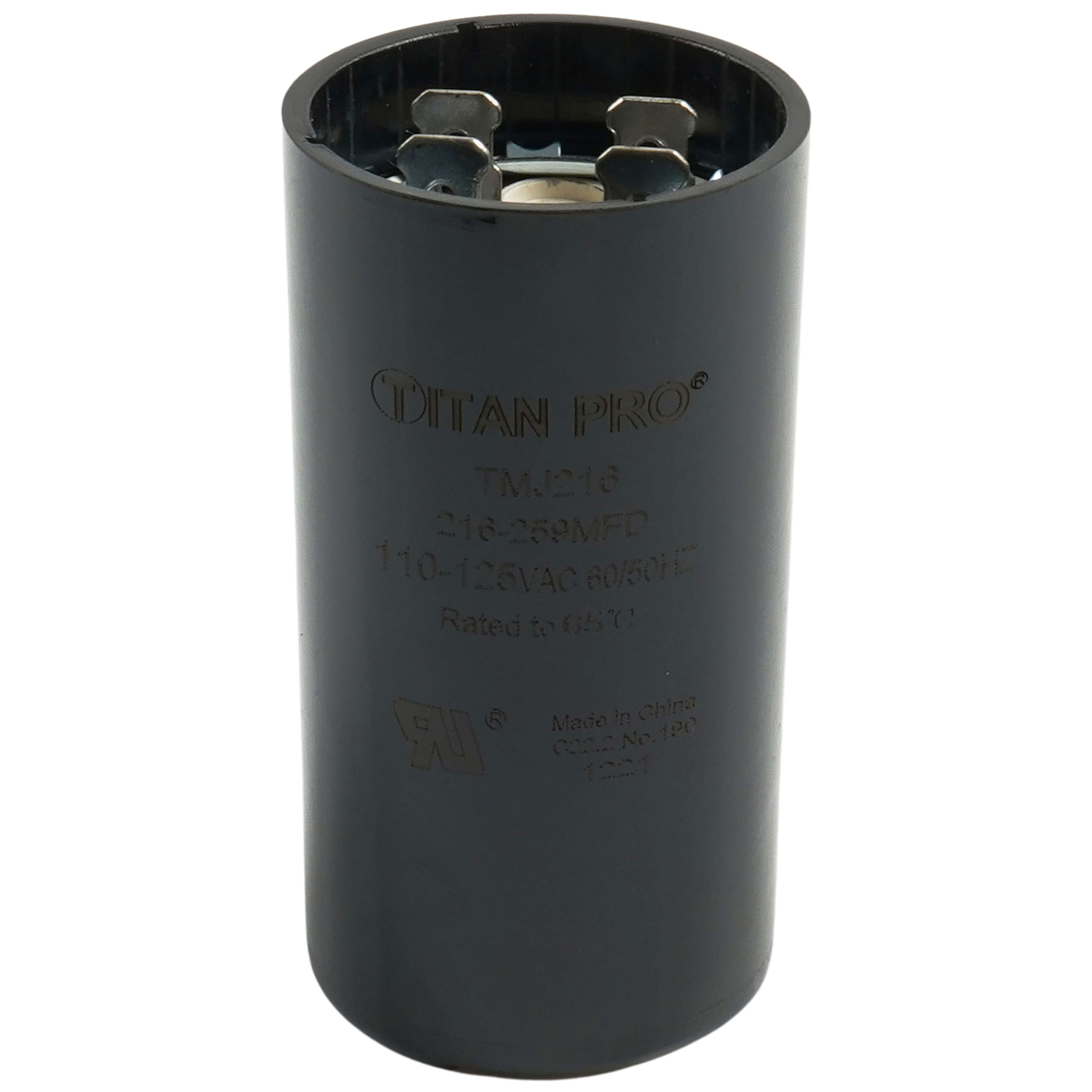 TMJ216 - Titan Pro TMJ216 - 110-125V Start Capacitor (216-259 MFD)