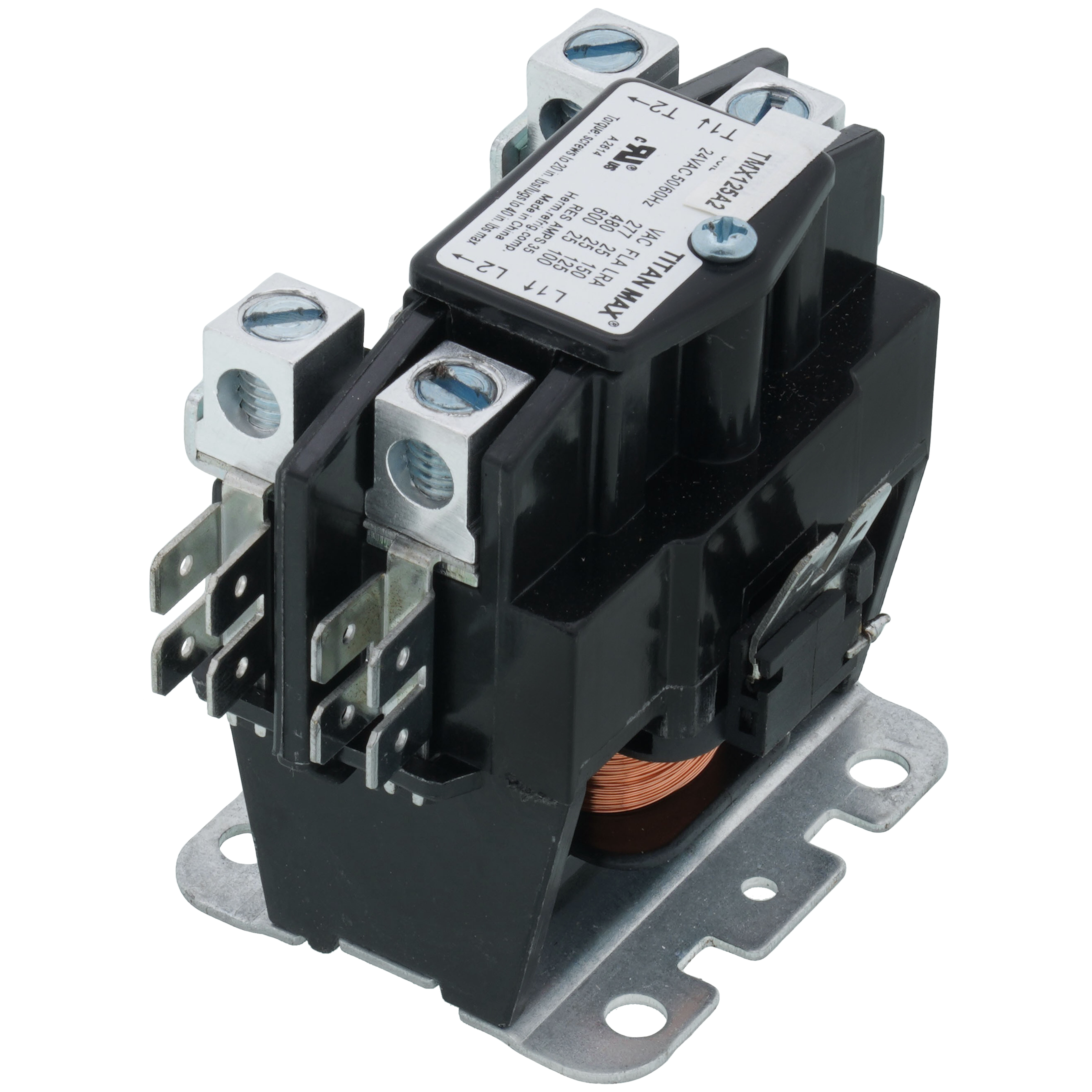 TMX125A2 - Titan Max TMX125A2 - 1 Pole DP Contactor, 24 Volt Coil