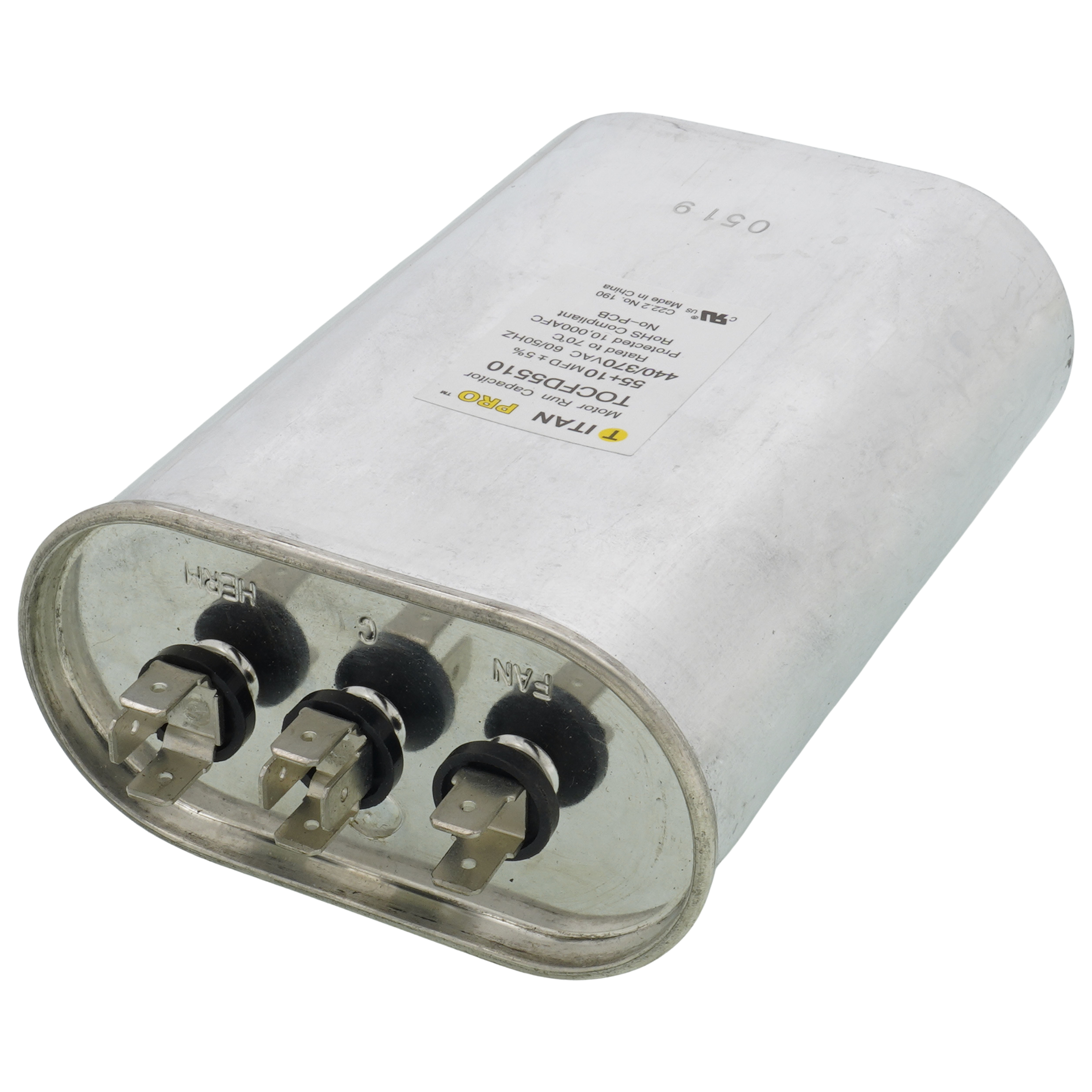 TOCFD5510 - Titan Pro TOCFD5510 - 55/10 MFD Oval Dual Motor Run