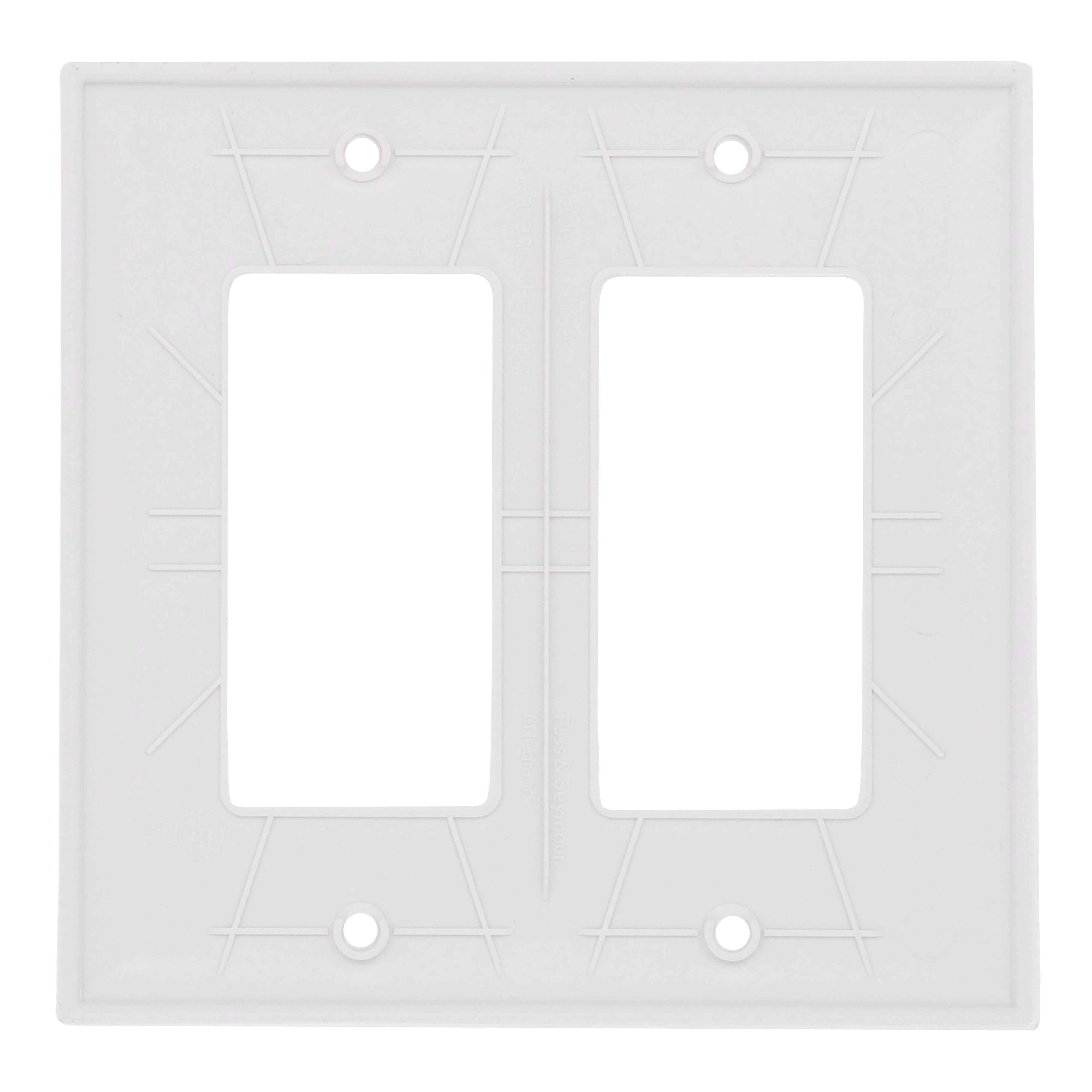 TP262W - Pass & Seymour TP262W - 2-Gang Decorator Switch Wall