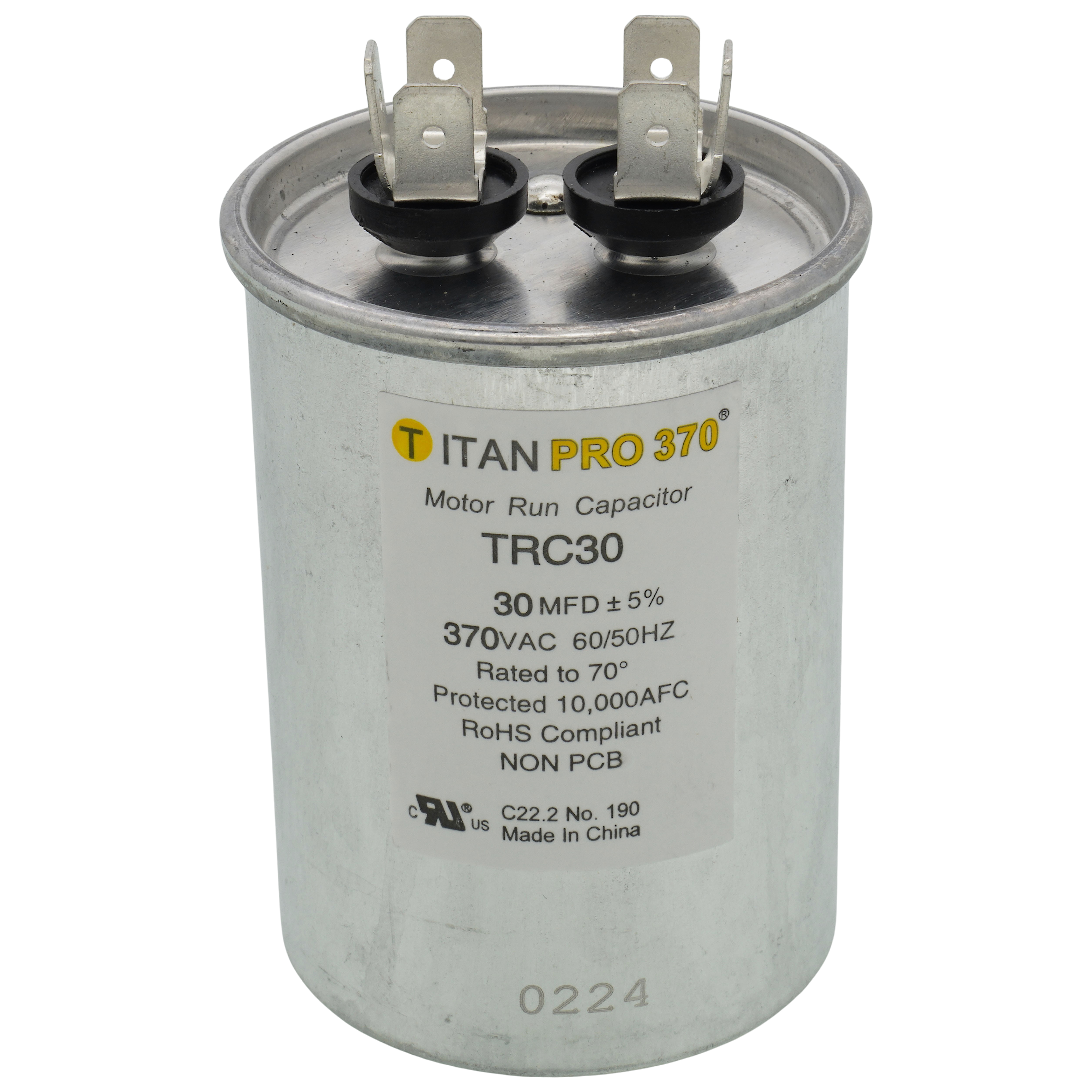 MA コンプ TOC35 - Titan Pro TOC35 - 35 MFD Oval Motor Run Capacitor (370V)