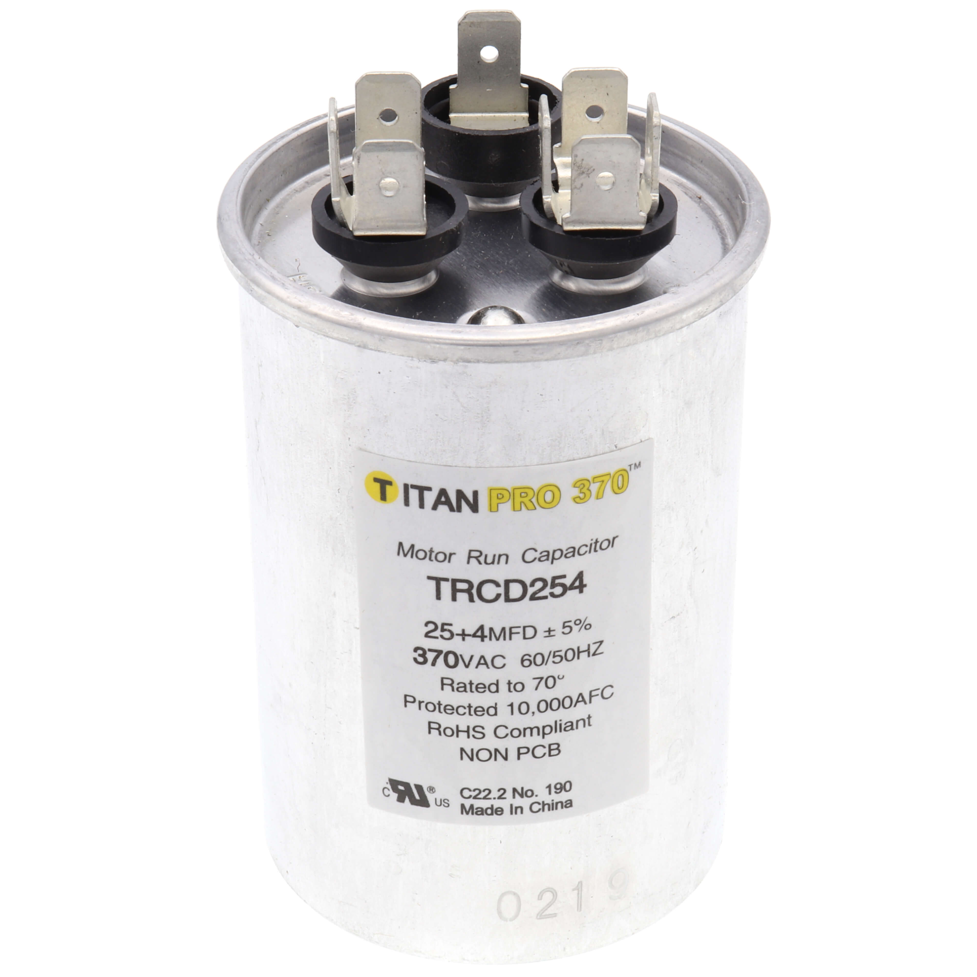 TRCD254 - Titan Pro TRCD254 - 25/4 MFD Round Dual Motor Run
