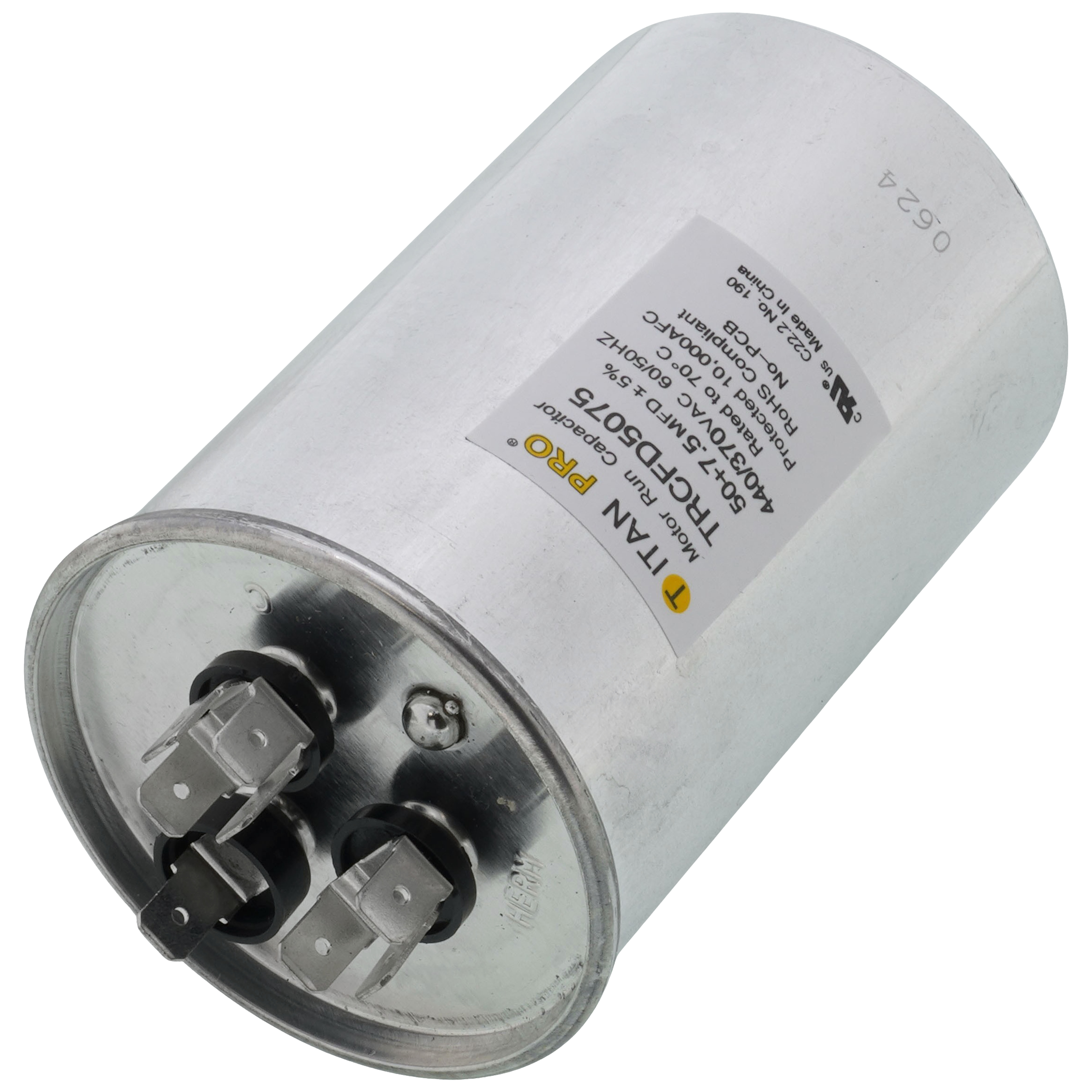 TRCFD5575 - Titan Pro TRCFD5575 - 55/7.5 MFD Round Dual Motor Run