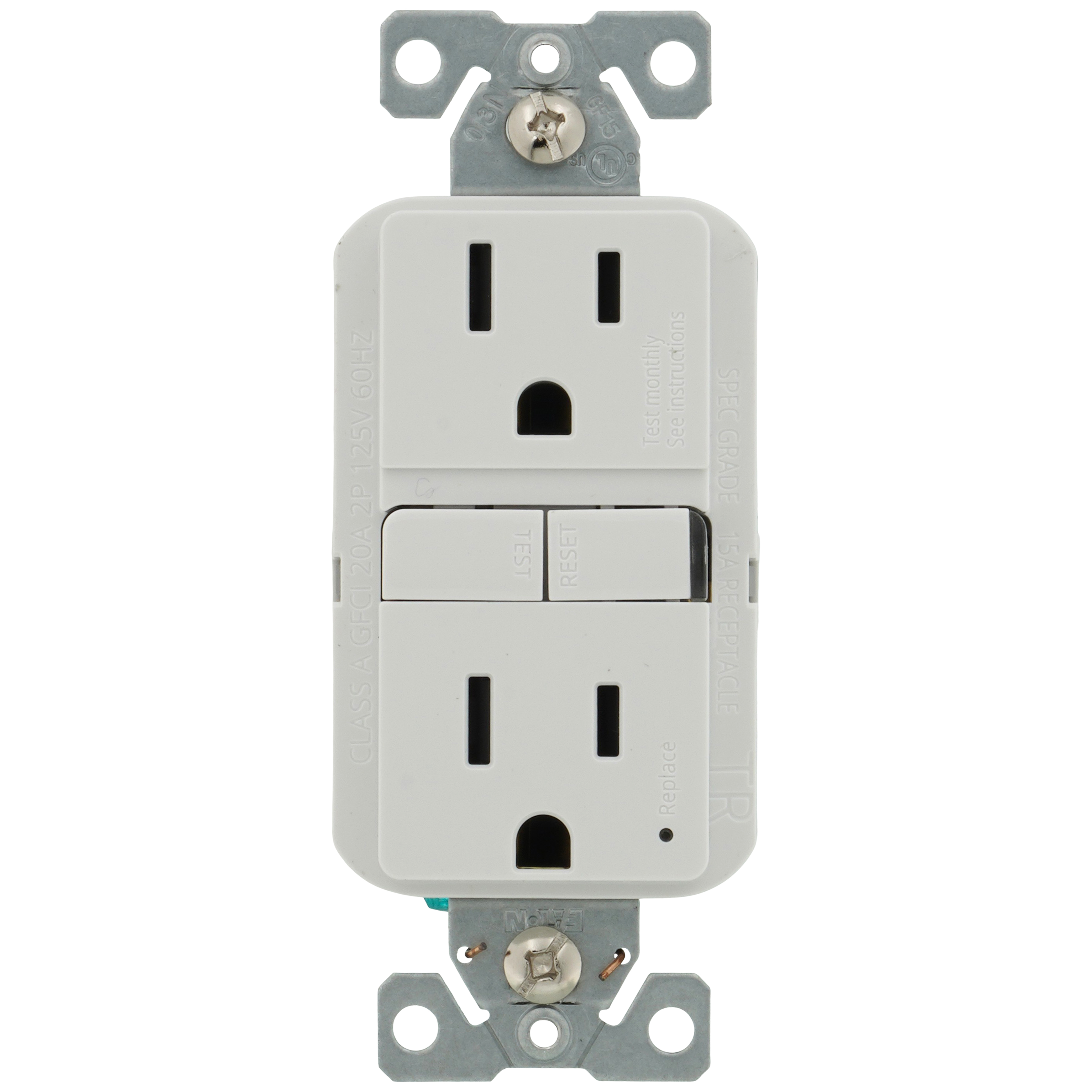 TRGF15W - Eaton TRGF15W - Self-Test Tamper-Resistant GFCI Duplex