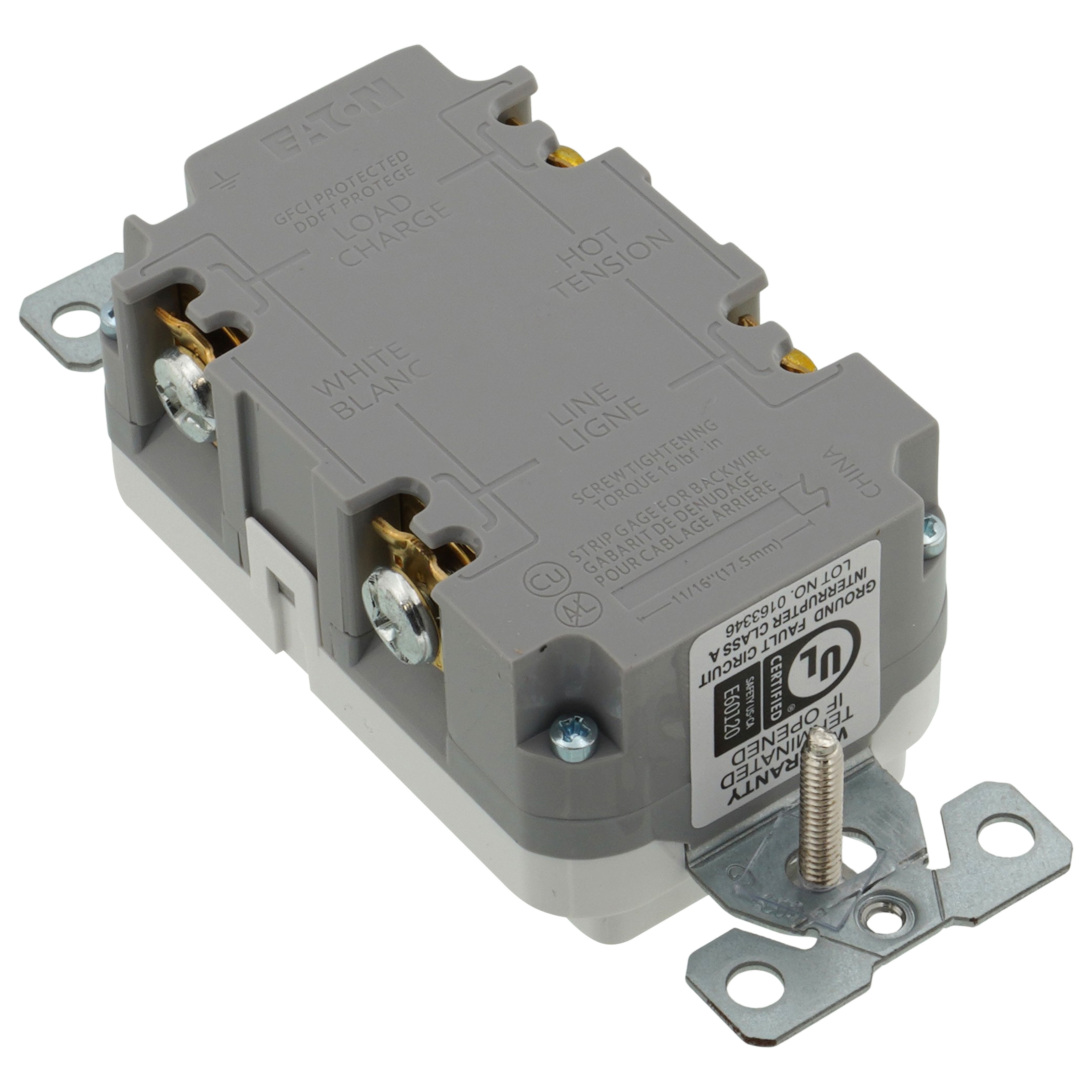 TRGF20W - Eaton TRGF20W - Self-Test Tamper-Resistant GFCI Duplex